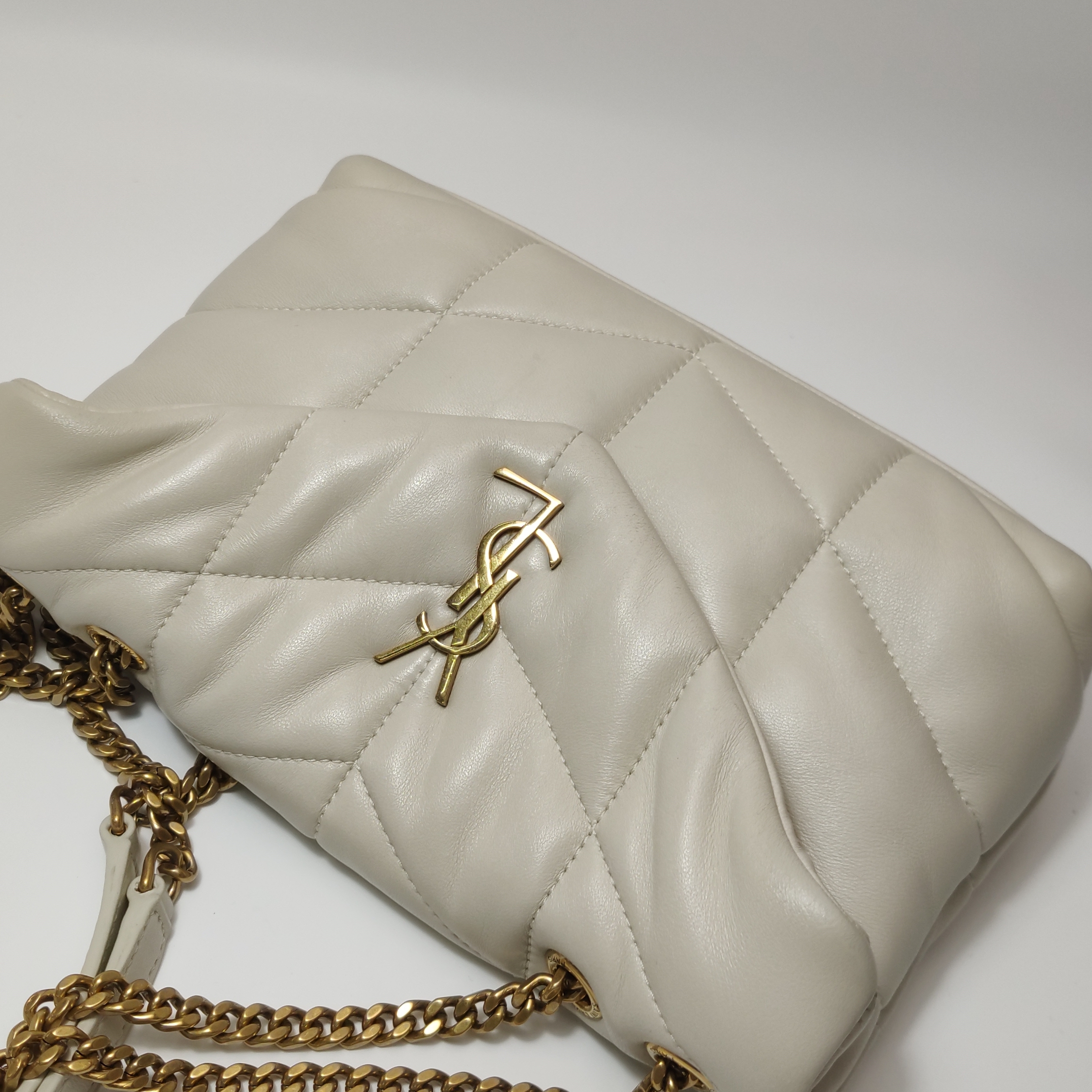 Saint Laurent(YSL) Loulou Puffer Shoulder Bag Quilted Leather Mini — photo 8 of 19