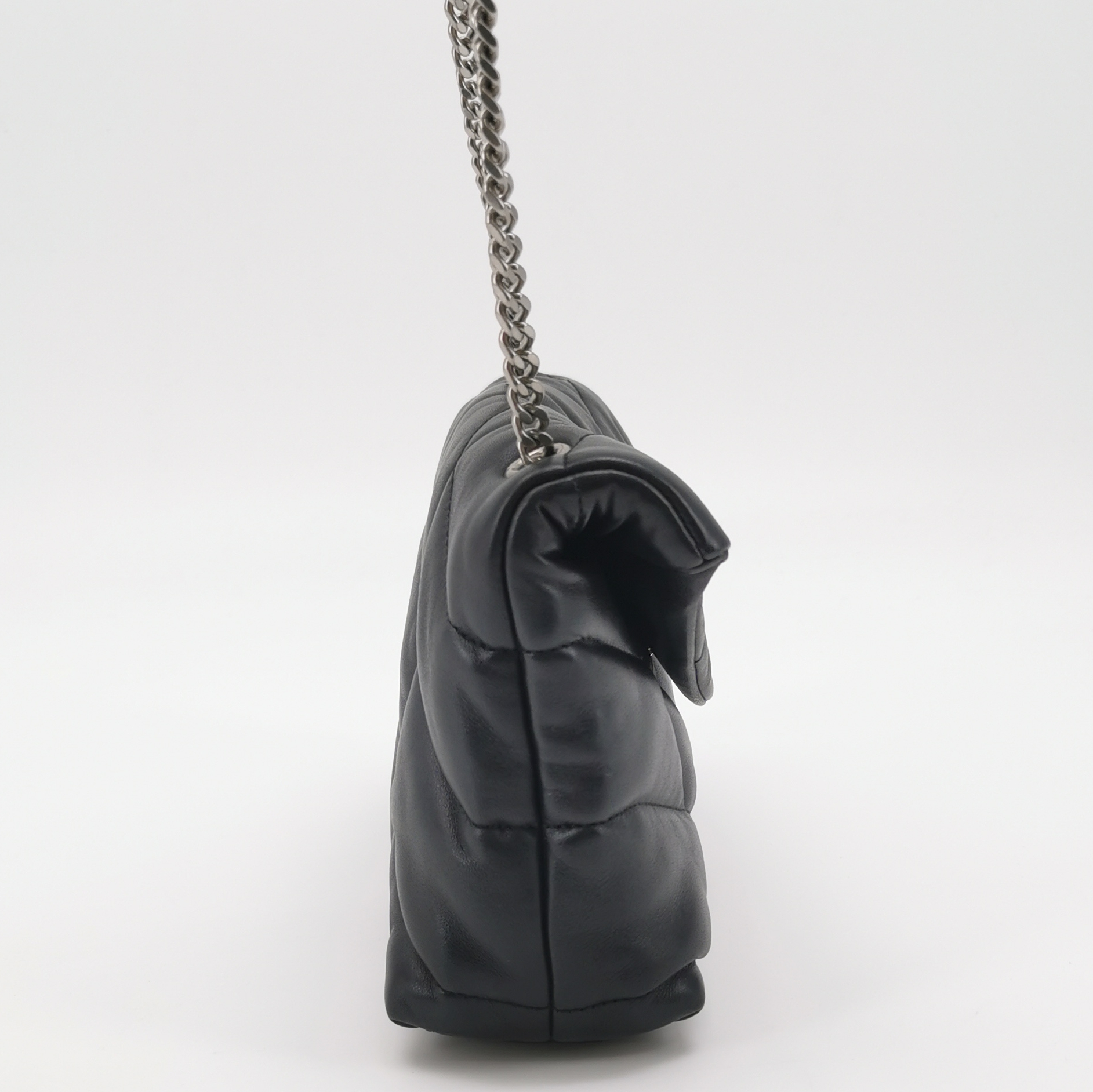 Saint Laurent(YSL) Loulou Puffer Shoulder Bag Quilted Leather Mini — photo 4 of 16