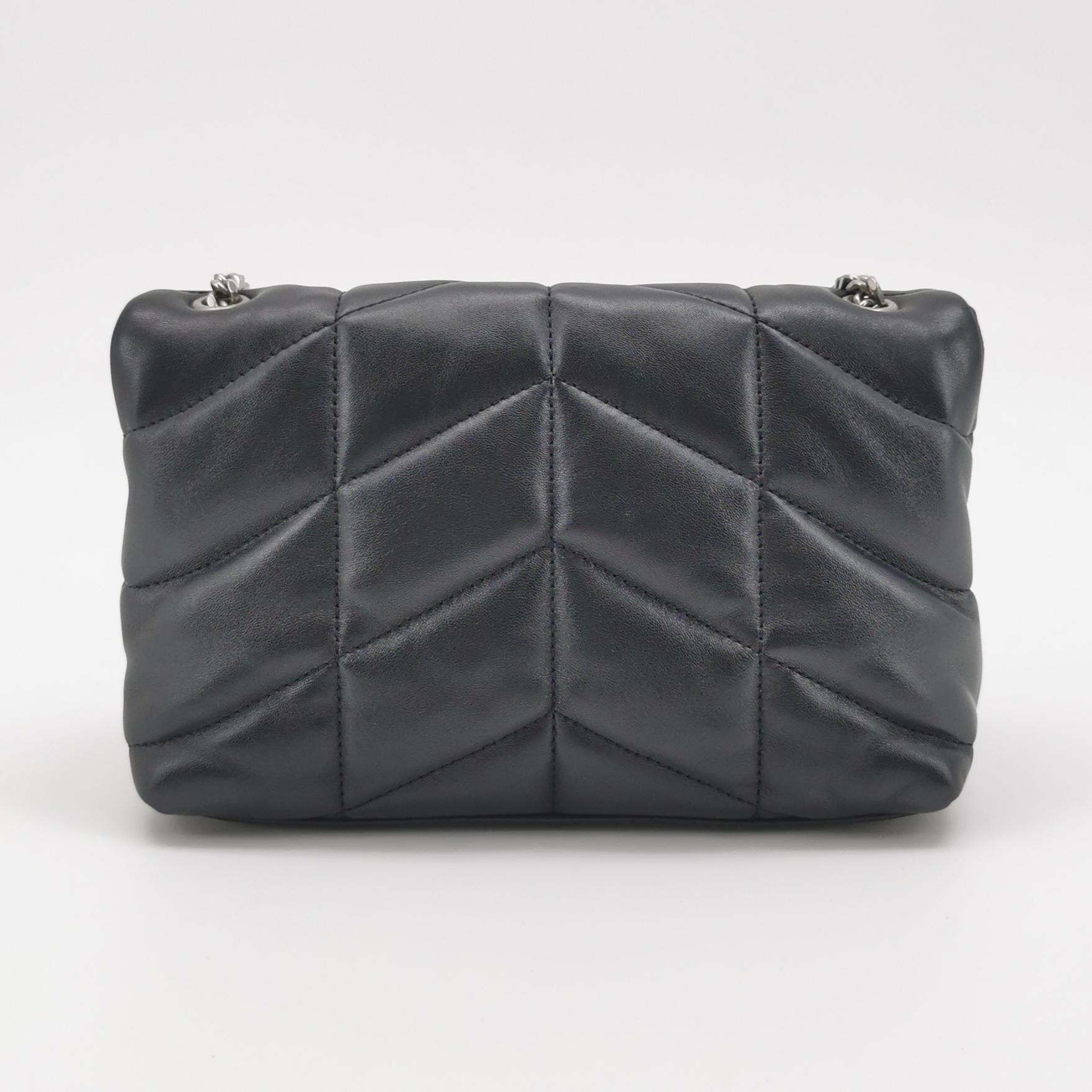 Saint Laurent(YSL) Loulou Puffer Shoulder Bag Quilted Leather Mini — photo 5 of 16