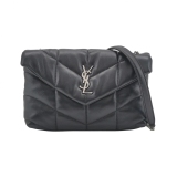 Saint Laurent(YSL) Loulou Puffer Shoulder Bag Quilted Leather Mini — thumbnail 1