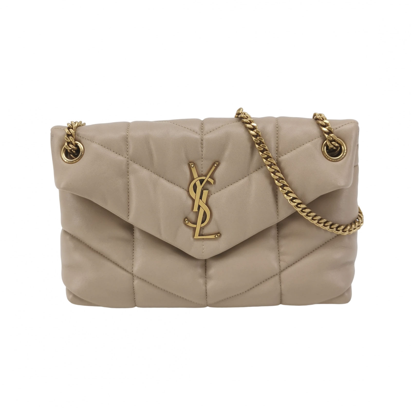 Saint Laurent(YSL) Loulou Puffer Shoulder Bag Quilted Leather Small — photo 1 of 15