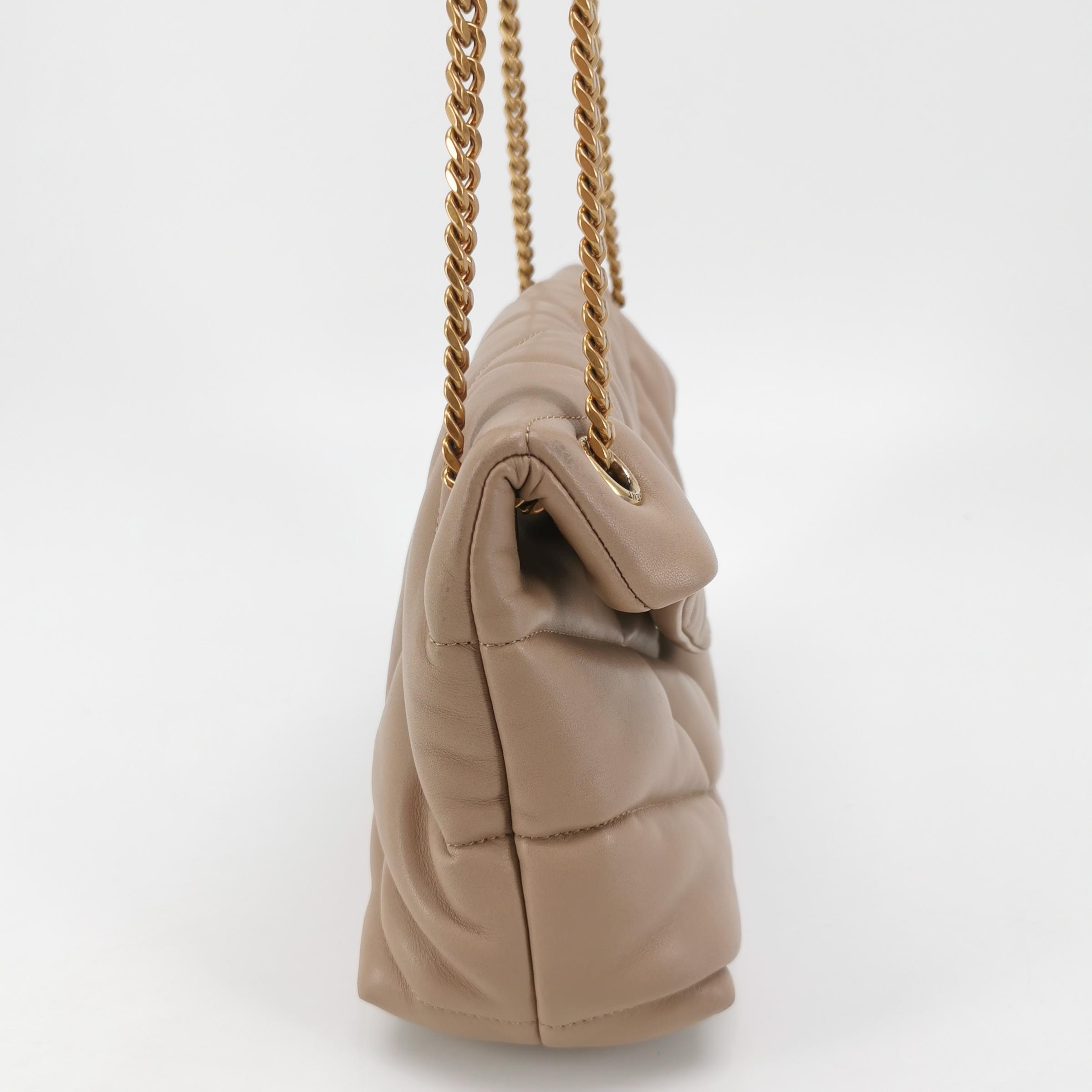 Saint Laurent(YSL) Loulou Puffer Shoulder Bag Quilted Leather Small — photo 4 of 15