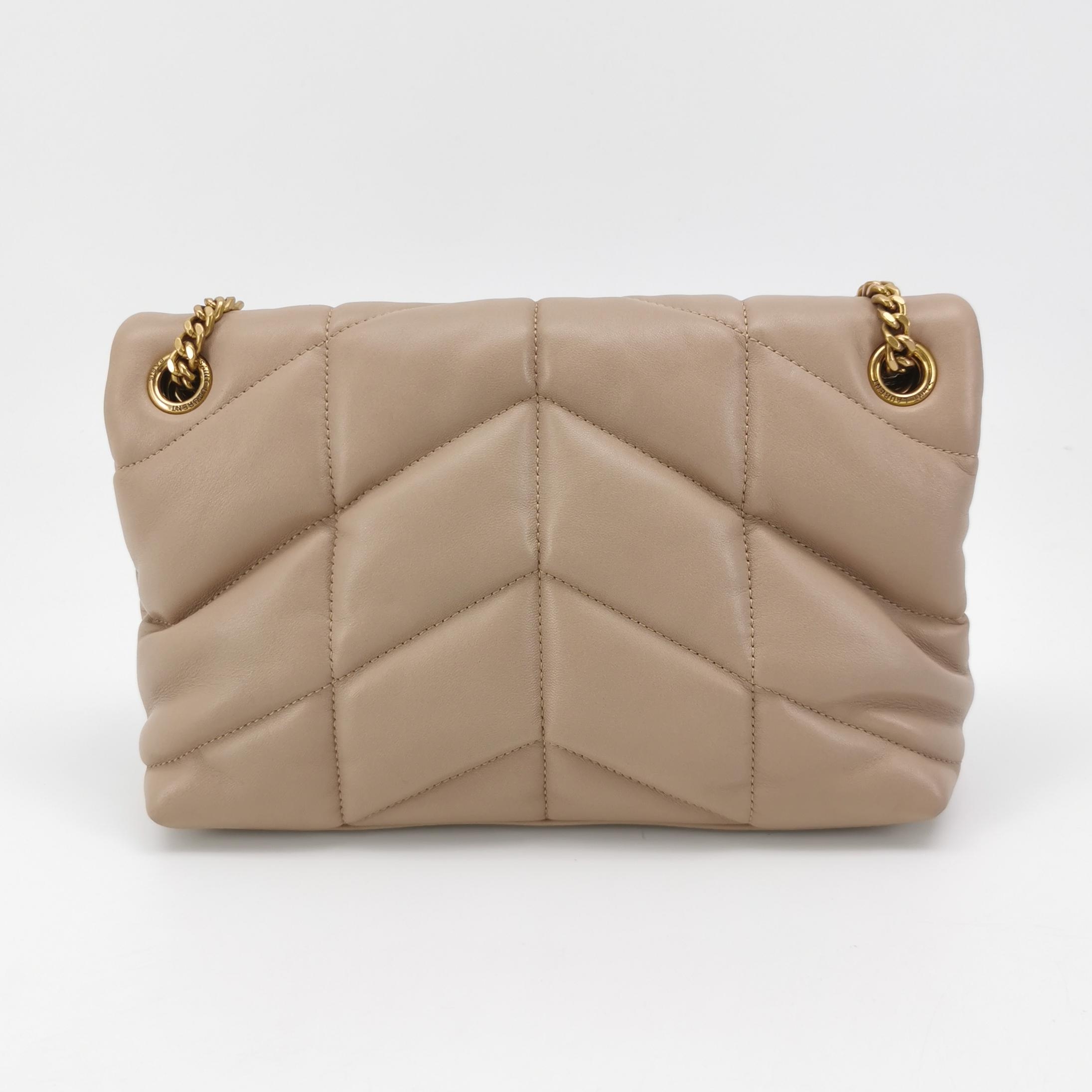 Saint Laurent(YSL) Loulou Puffer Shoulder Bag Quilted Leather Small — photo 5 of 15