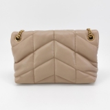 Saint Laurent(YSL) Loulou Puffer Shoulder Bag Quilted Leather Small — thumbnail 5
