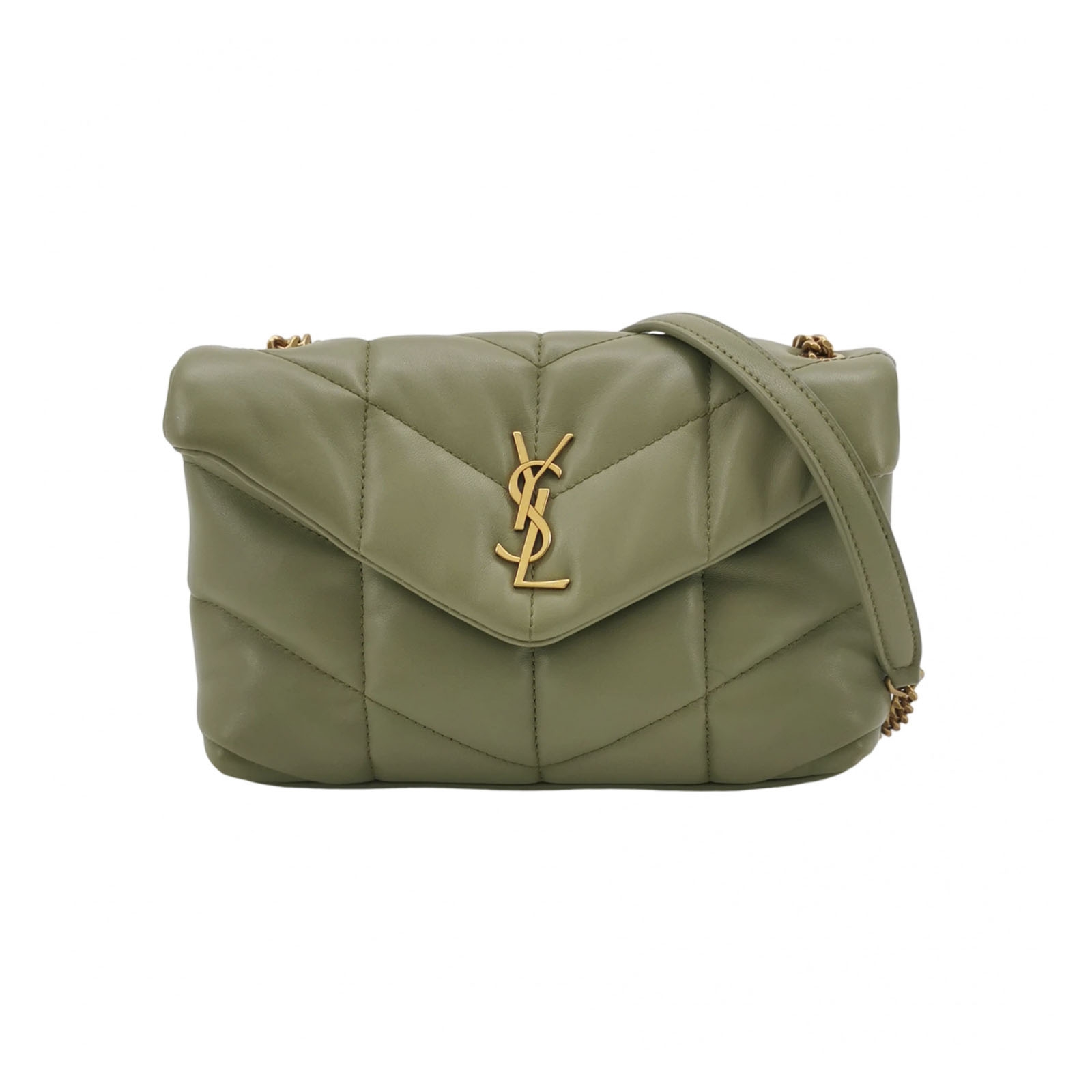 Saint Laurent(YSL) Loulou Puffer Shoulder Bag Quilted Leather Mini — photo 1 of 16