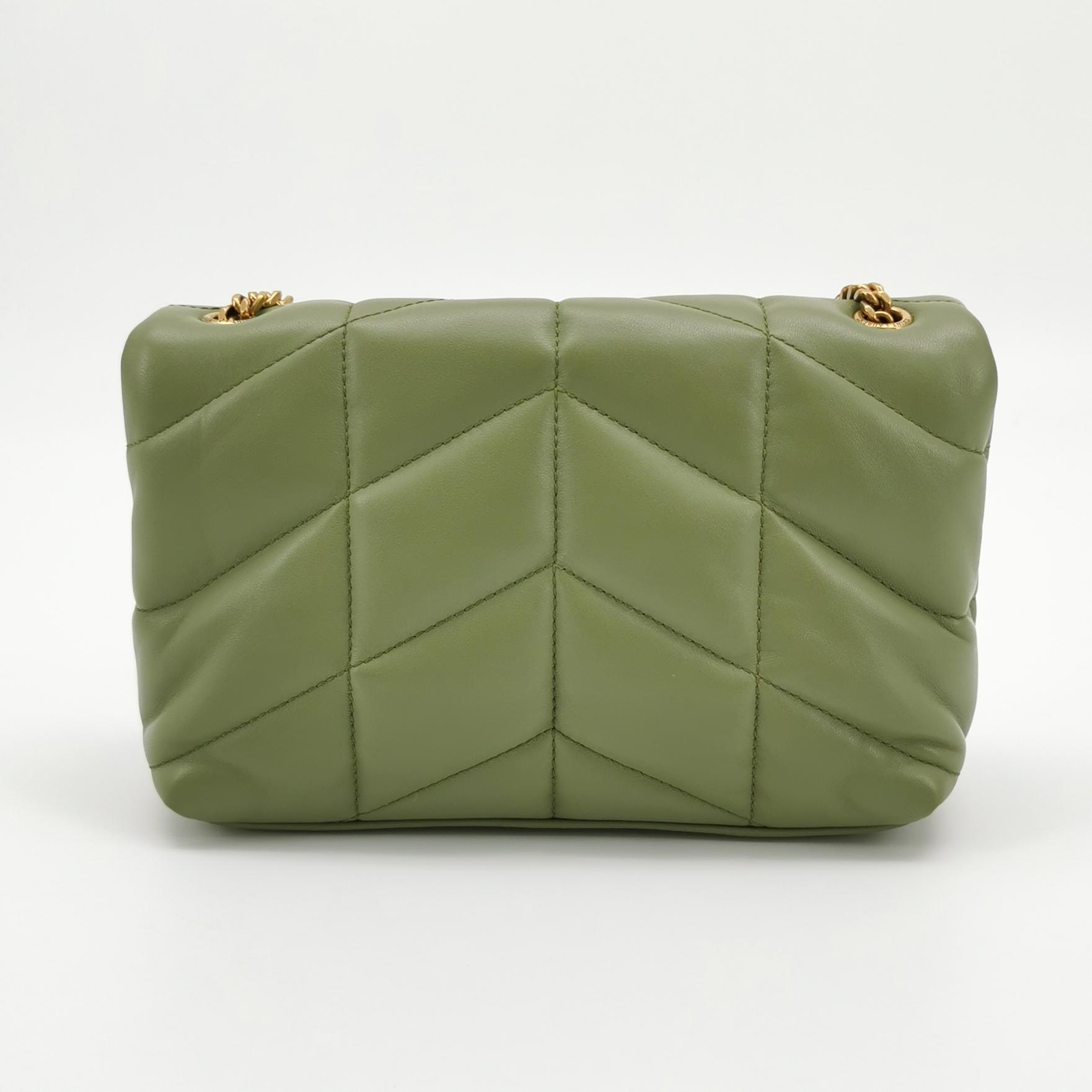 Saint Laurent(YSL) Loulou Puffer Shoulder Bag Quilted Leather Mini — photo 5 of 16