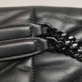 Saint Laurent(YSL) Loulou Puffer Shoulder Bag Quilted Leather Small — thumbnail 15