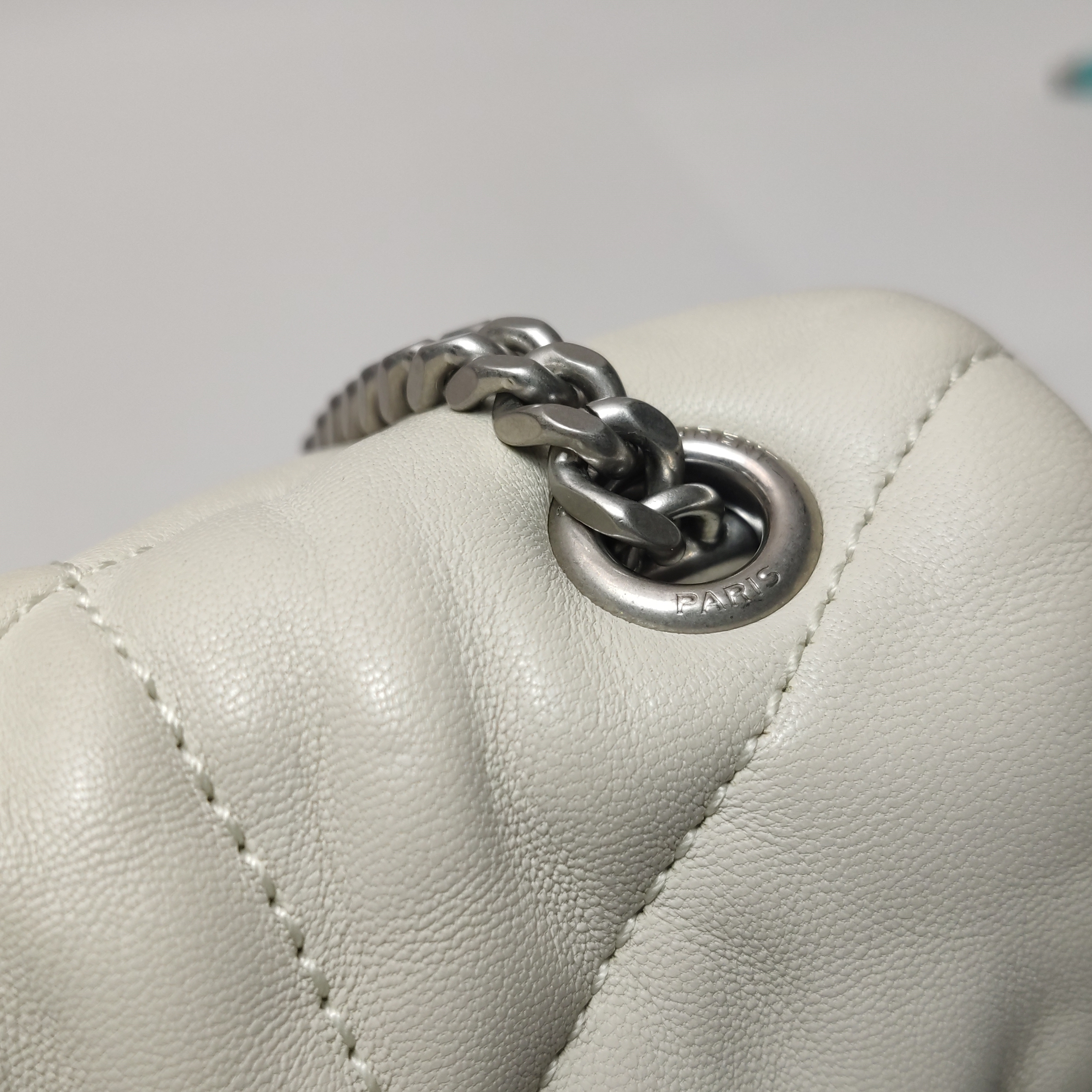 Saint Laurent(YSL) Loulou Puffer Shoulder Bag Quilted Leather Mini — photo 10 of 19