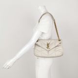 Saint Laurent(YSL) Loulou Puffer Shoulder Bag Quilted Leather Small — thumbnail 2