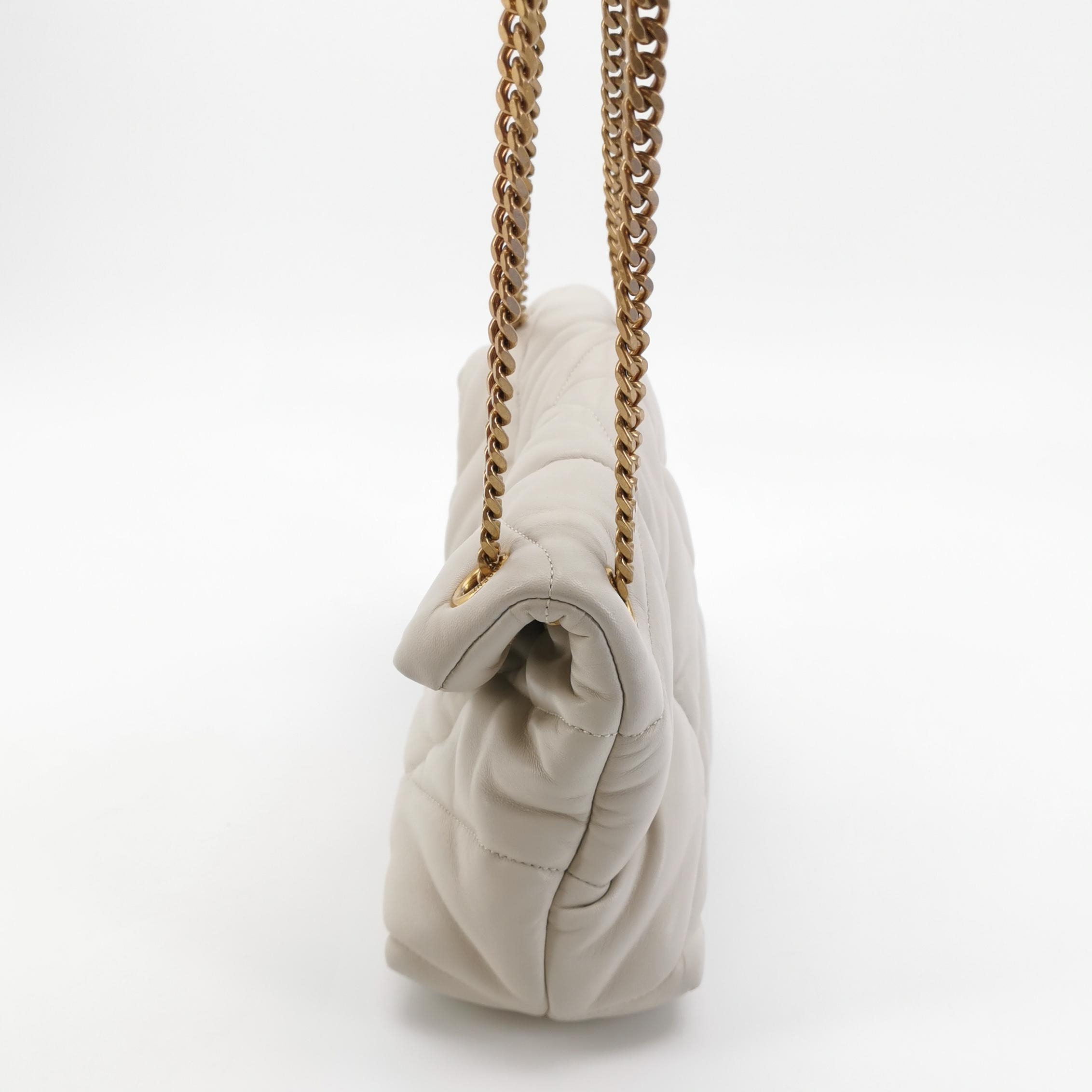 Saint Laurent(YSL) Loulou Puffer Shoulder Bag Quilted Leather Small — photo 3 of 16
