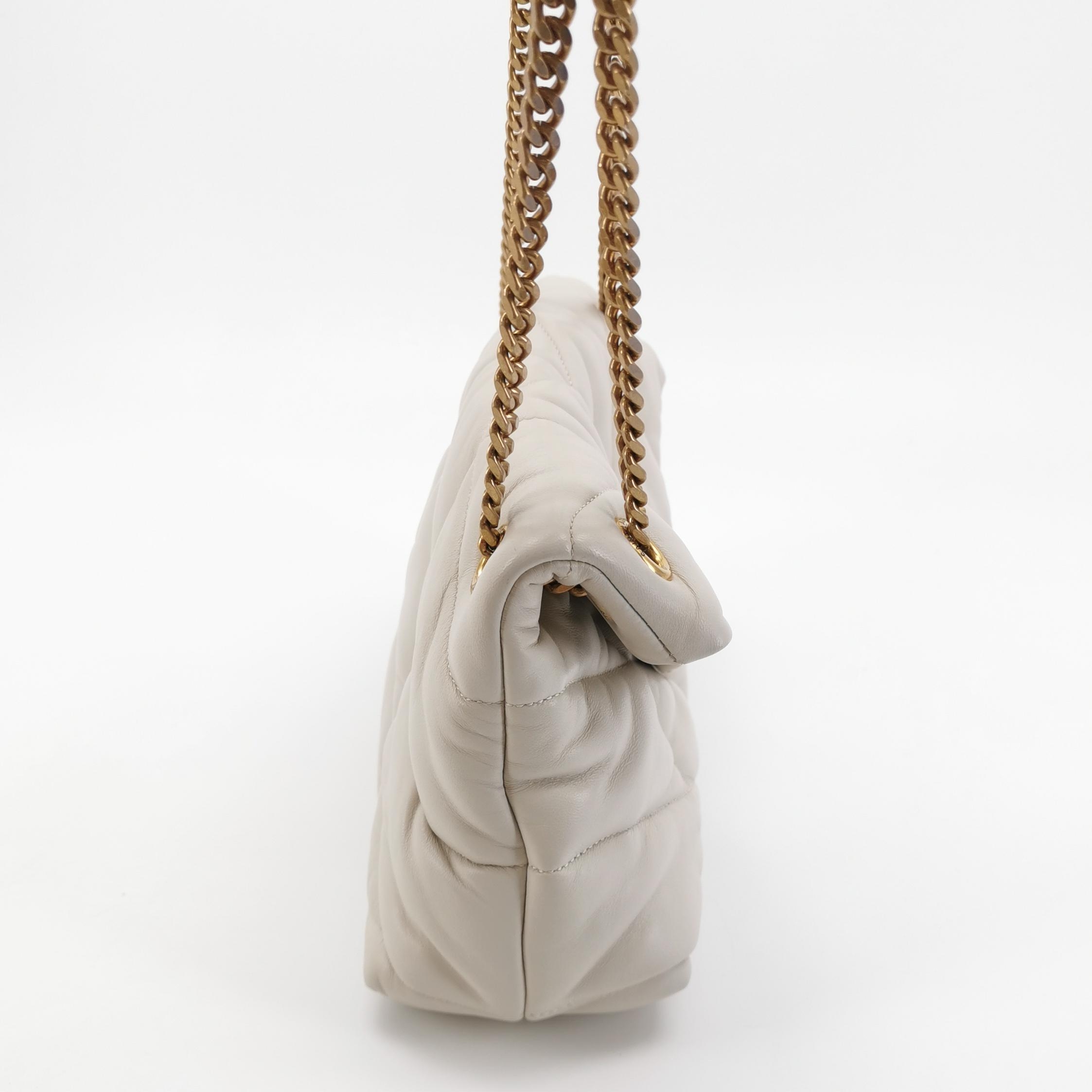 Saint Laurent(YSL) Loulou Puffer Shoulder Bag Quilted Leather Small — photo 4 of 16