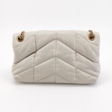 Saint Laurent(YSL) Loulou Puffer Shoulder Bag Quilted Leather Small — thumbnail 5