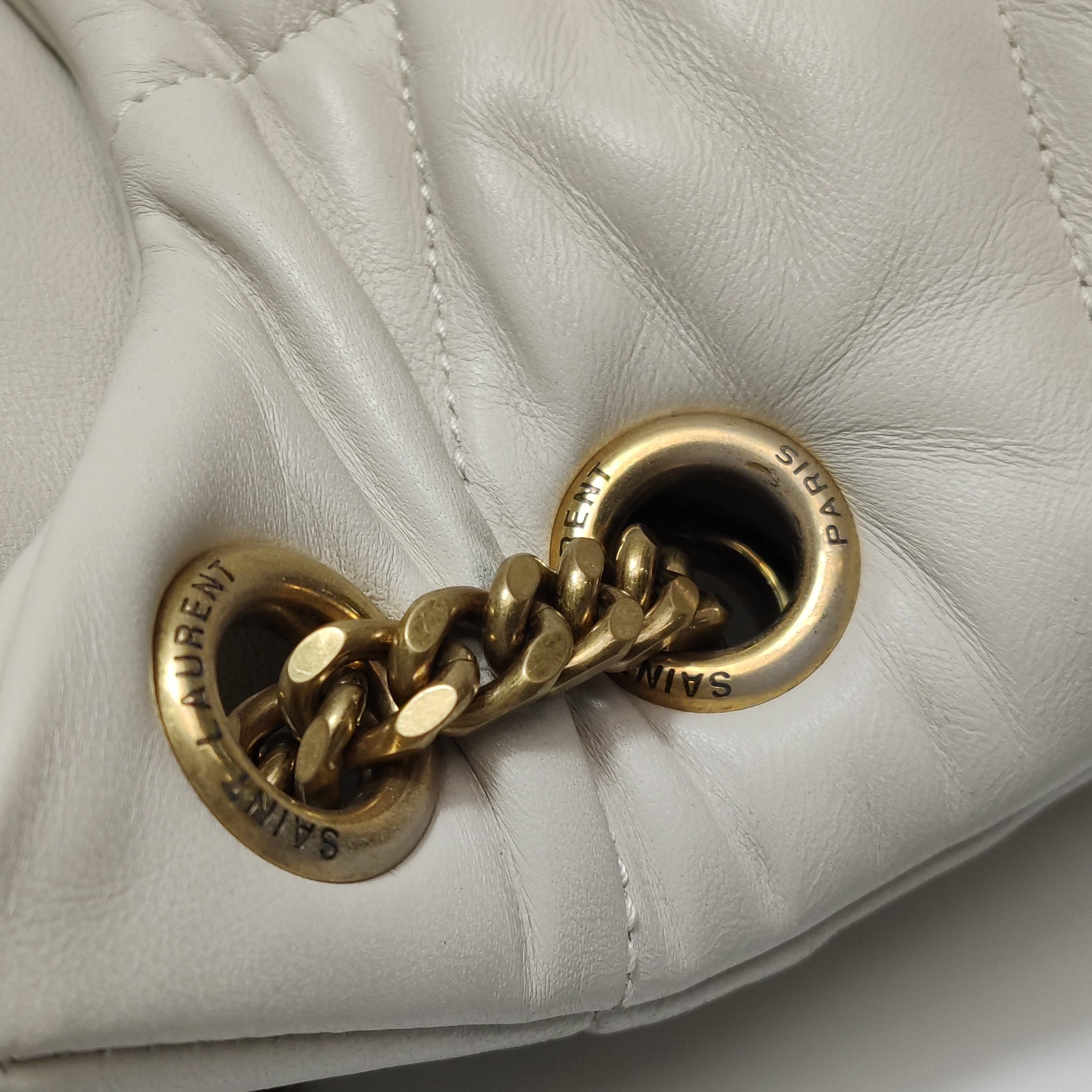 Saint Laurent(YSL) Loulou Puffer Shoulder Bag Quilted Leather Small — photo 9 of 16