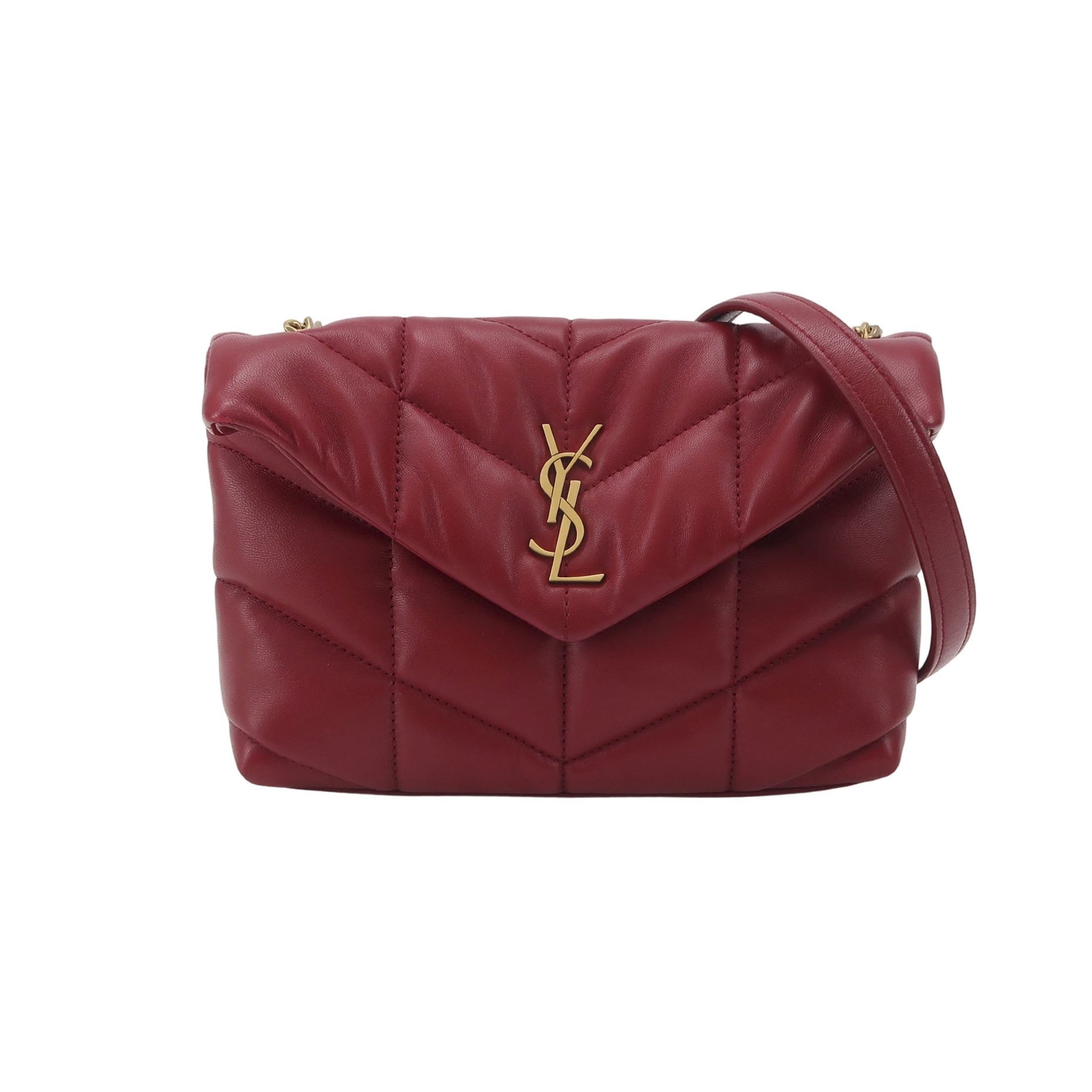 Saint Laurent(YSL) Loulou Puffer Shoulder Bag Quilted Leather Mini — photo 1 of 15