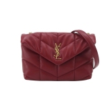 Saint Laurent(YSL) Loulou Puffer Shoulder Bag Quilted Leather Mini — thumbnail 1