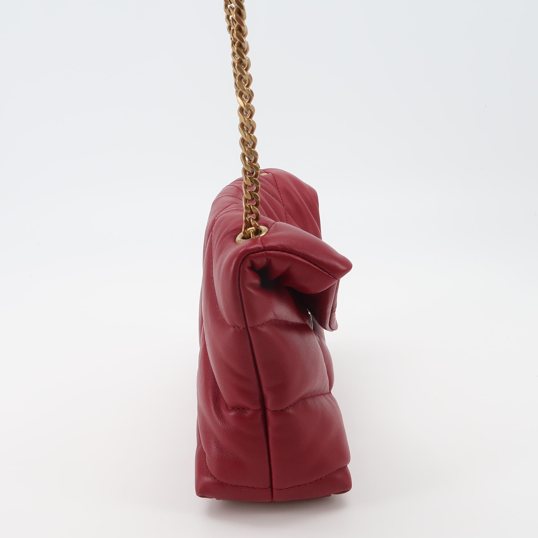Saint Laurent(YSL) Loulou Puffer Shoulder Bag Quilted Leather Mini — photo 4 of 15
