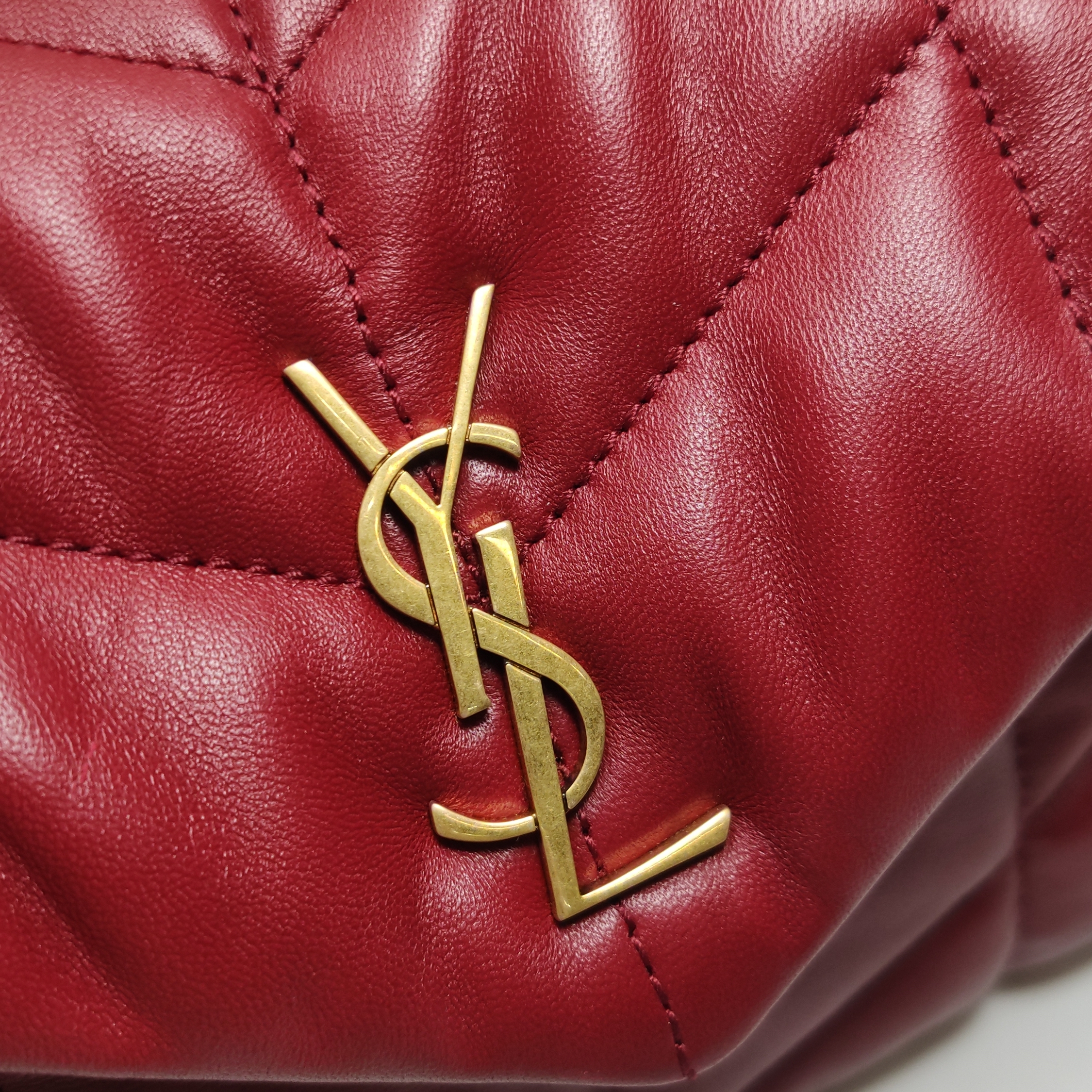Saint Laurent(YSL) Loulou Puffer Shoulder Bag Quilted Leather Mini — photo 9 of 15