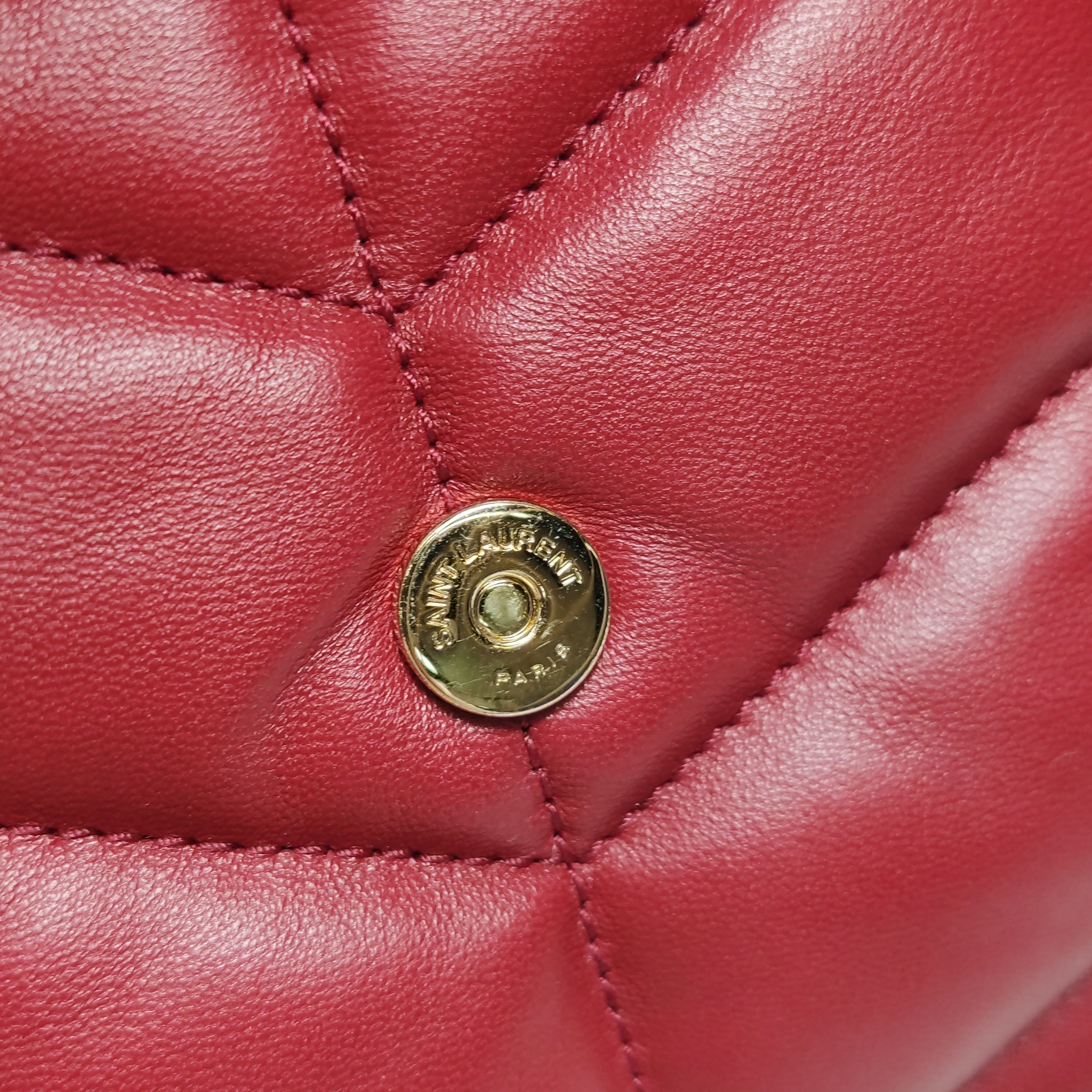 Saint Laurent(YSL) Loulou Puffer Shoulder Bag Quilted Leather Mini — photo 13 of 15