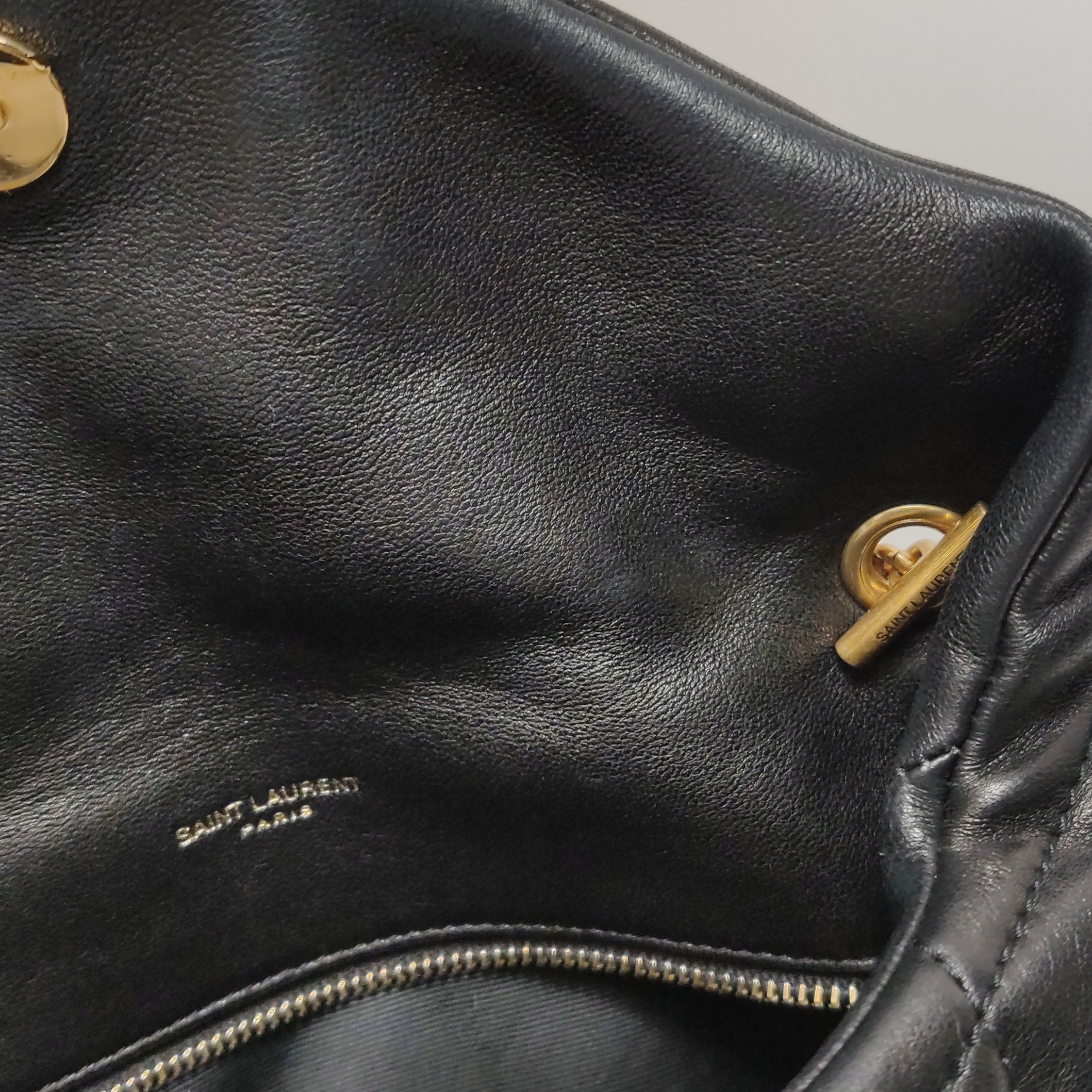 Saint Laurent(YSL) Loulou Puffer Shoulder Bag Quilted Leather Mini — photo 8 of 17