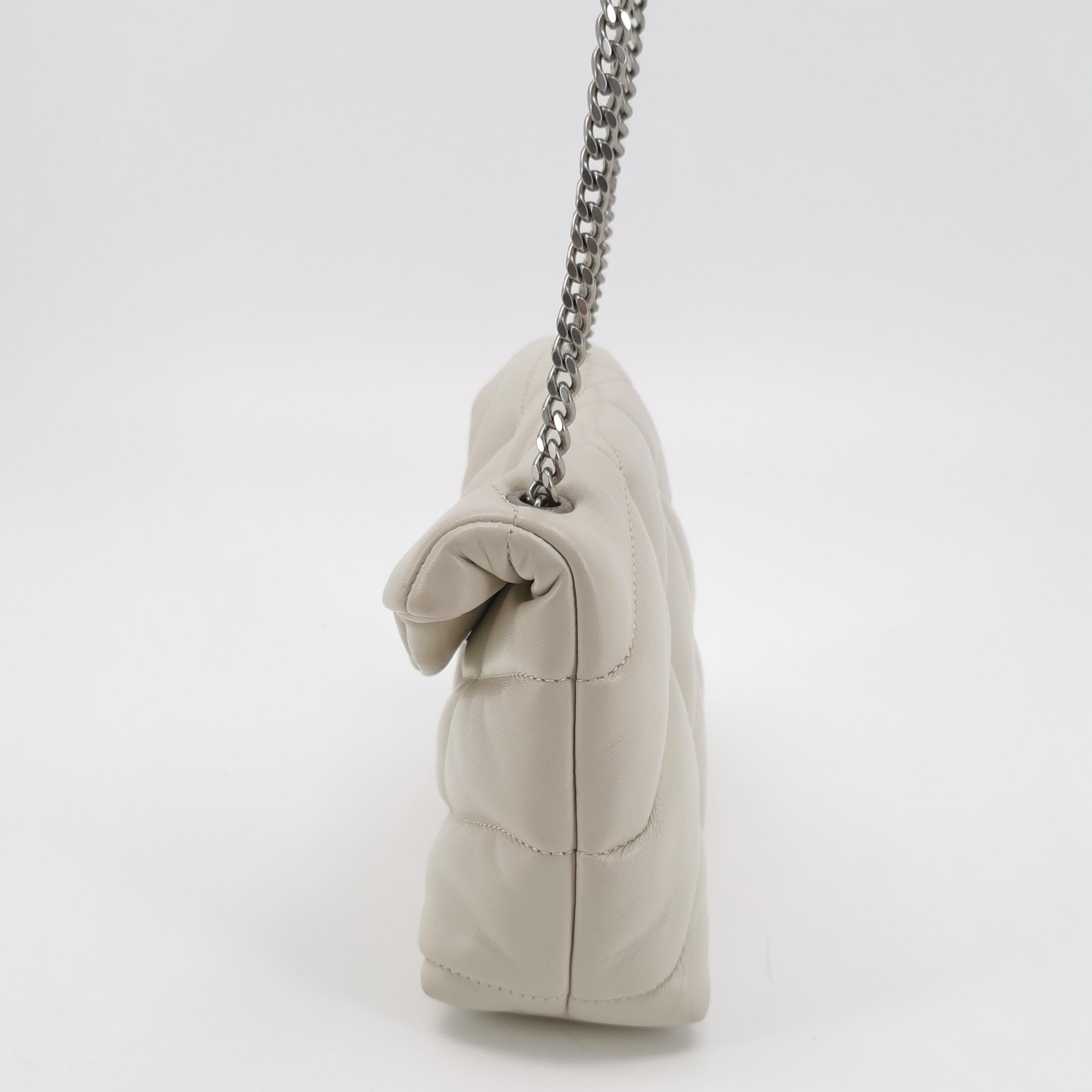 Saint Laurent(YSL) Loulou Puffer Shoulder Bag Quilted Leather Mini — photo 3 of 17