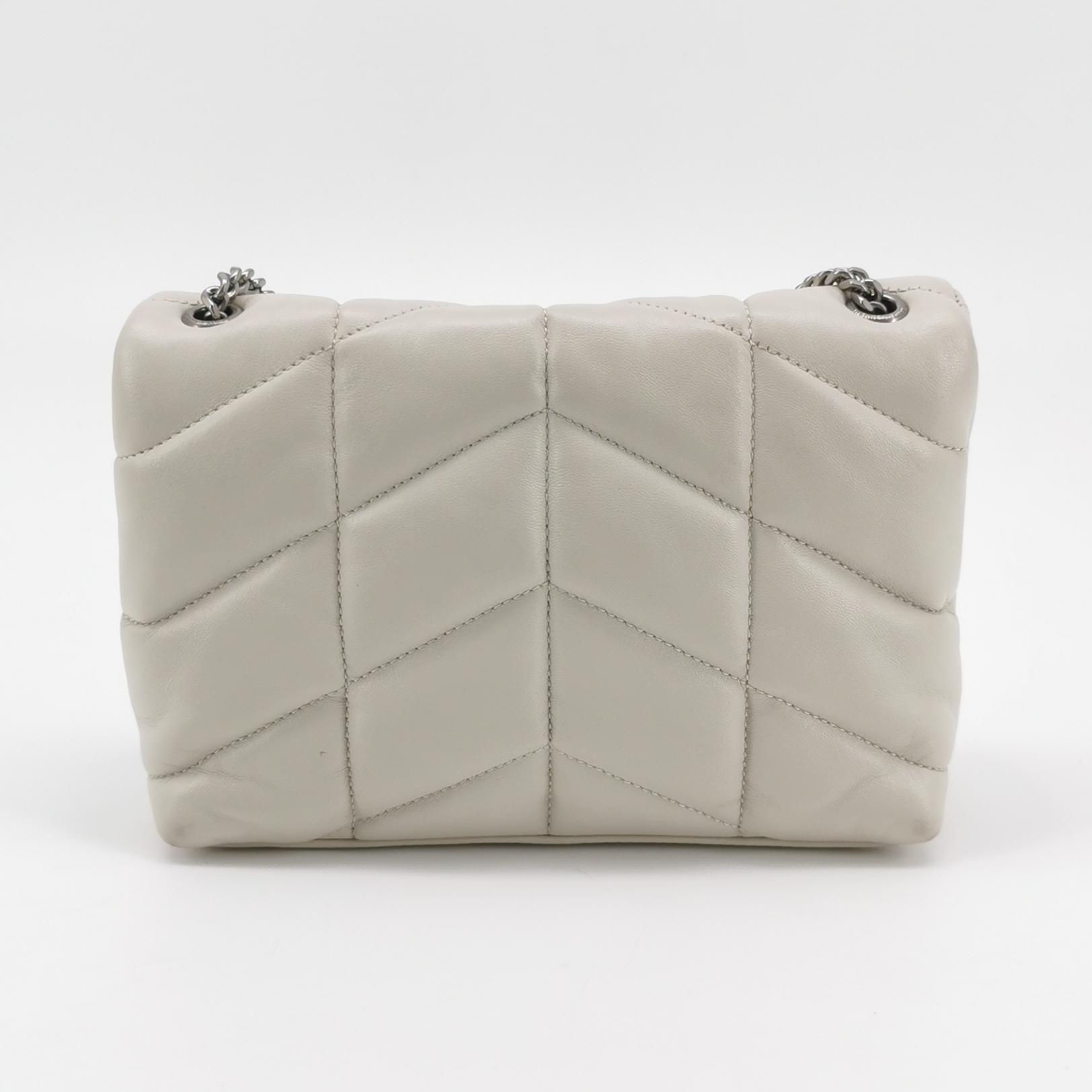 Saint Laurent(YSL) Loulou Puffer Shoulder Bag Quilted Leather Mini — photo 5 of 17