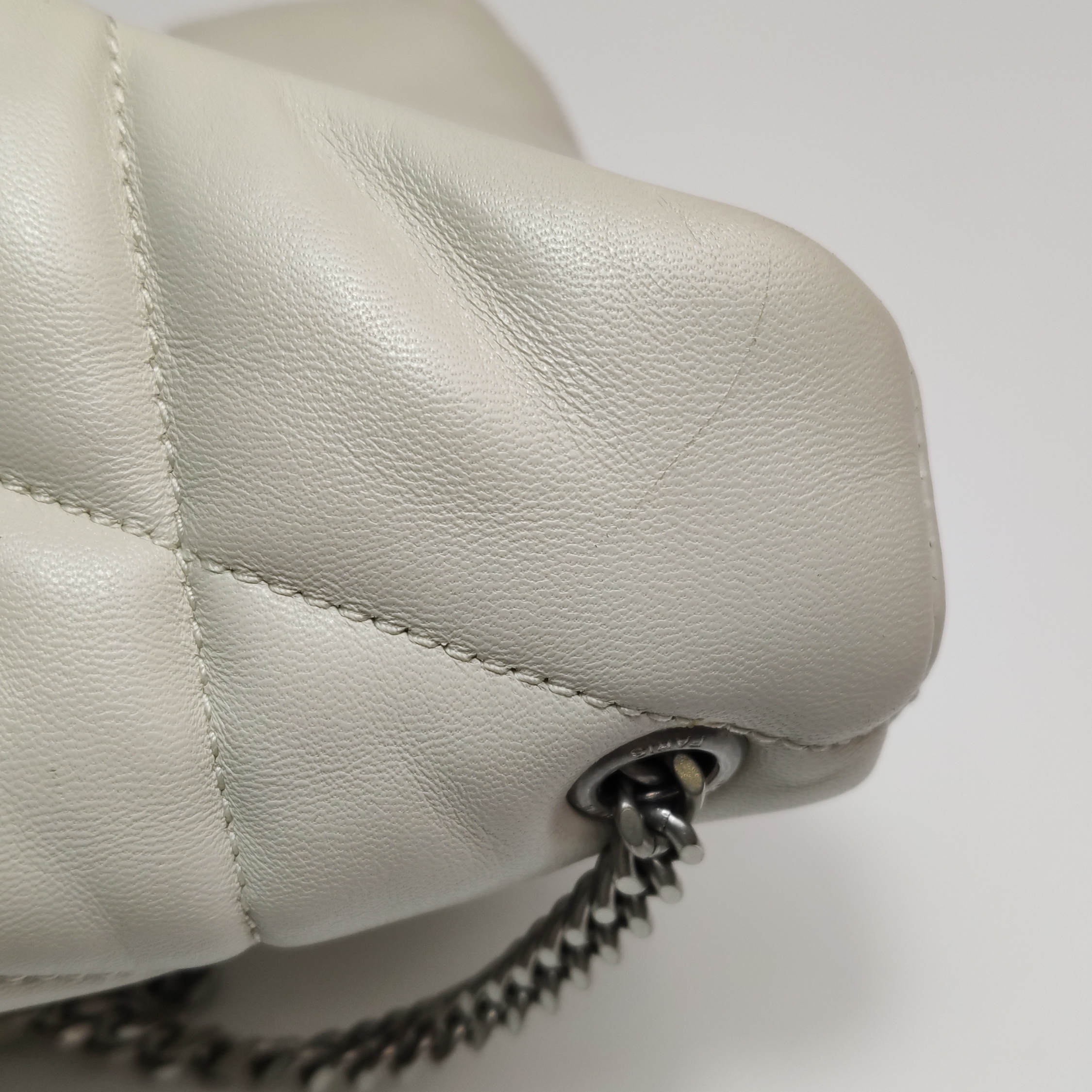 Saint Laurent(YSL) Loulou Puffer Shoulder Bag Quilted Leather Mini — photo 11 of 17