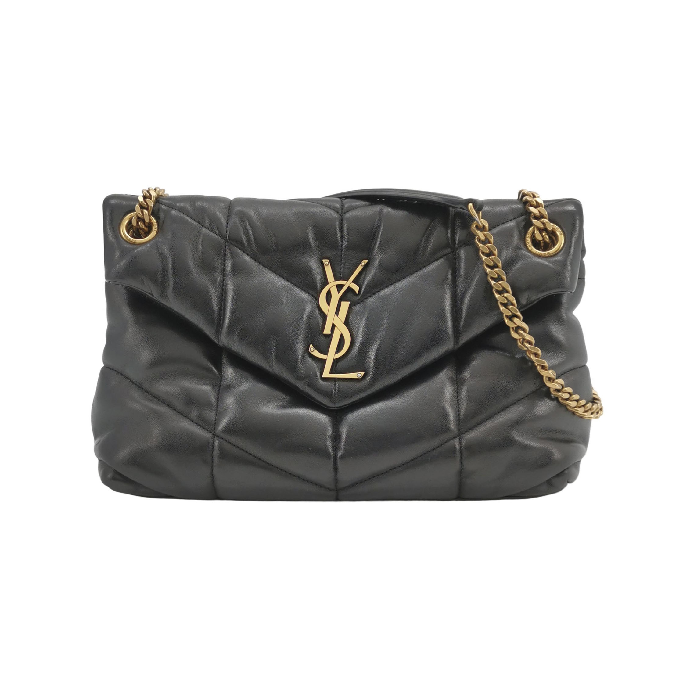 Saint Laurent(YSL) Loulou Puffer Shoulder Bag Quilted Leather Small — photo 1 of 17