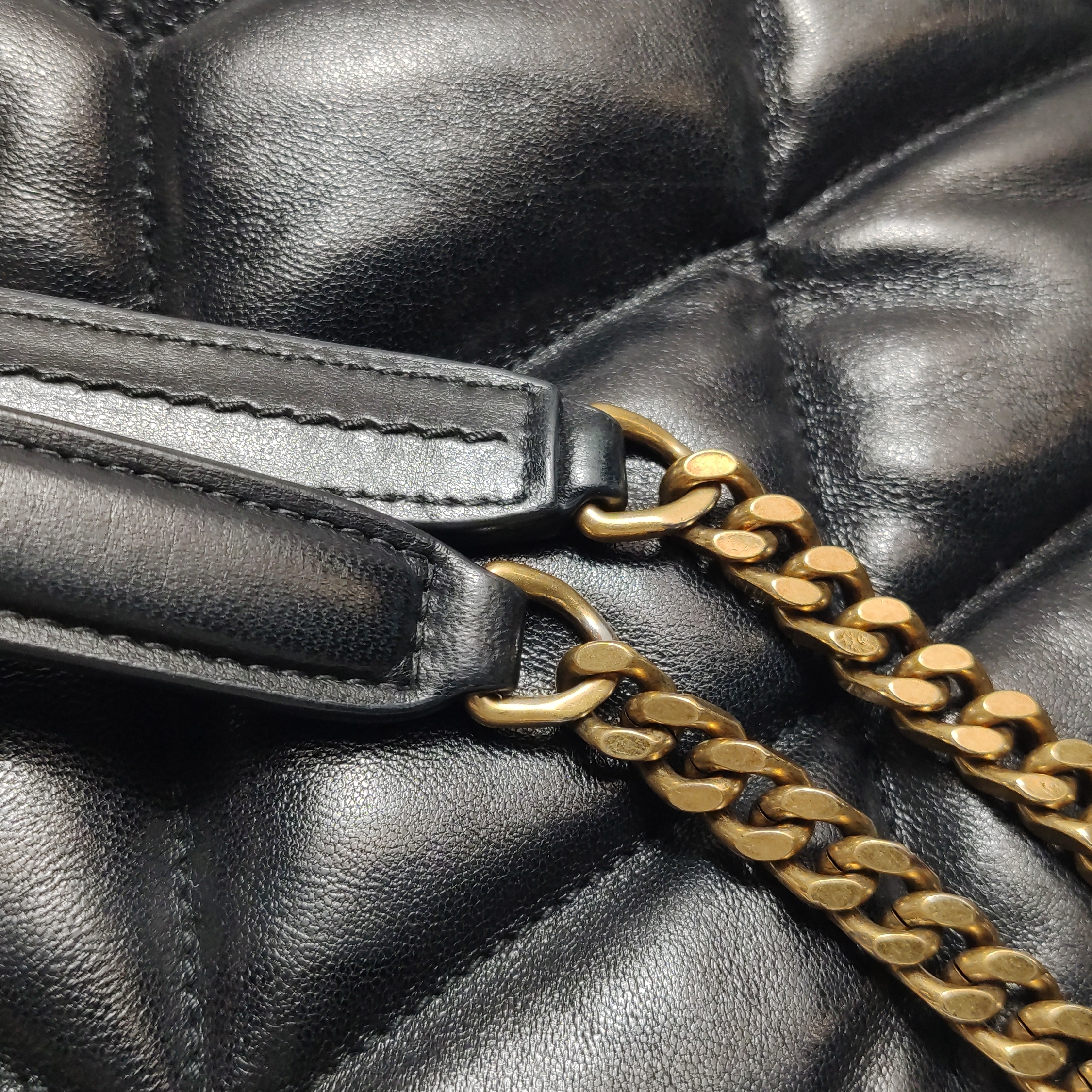 Saint Laurent(YSL) Loulou Puffer Shoulder Bag Quilted Leather Small — photo 11 of 17