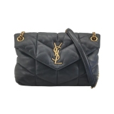 Saint Laurent(YSL) Loulou Puffer Shoulder Bag Quilted Leather Small — thumbnail 1