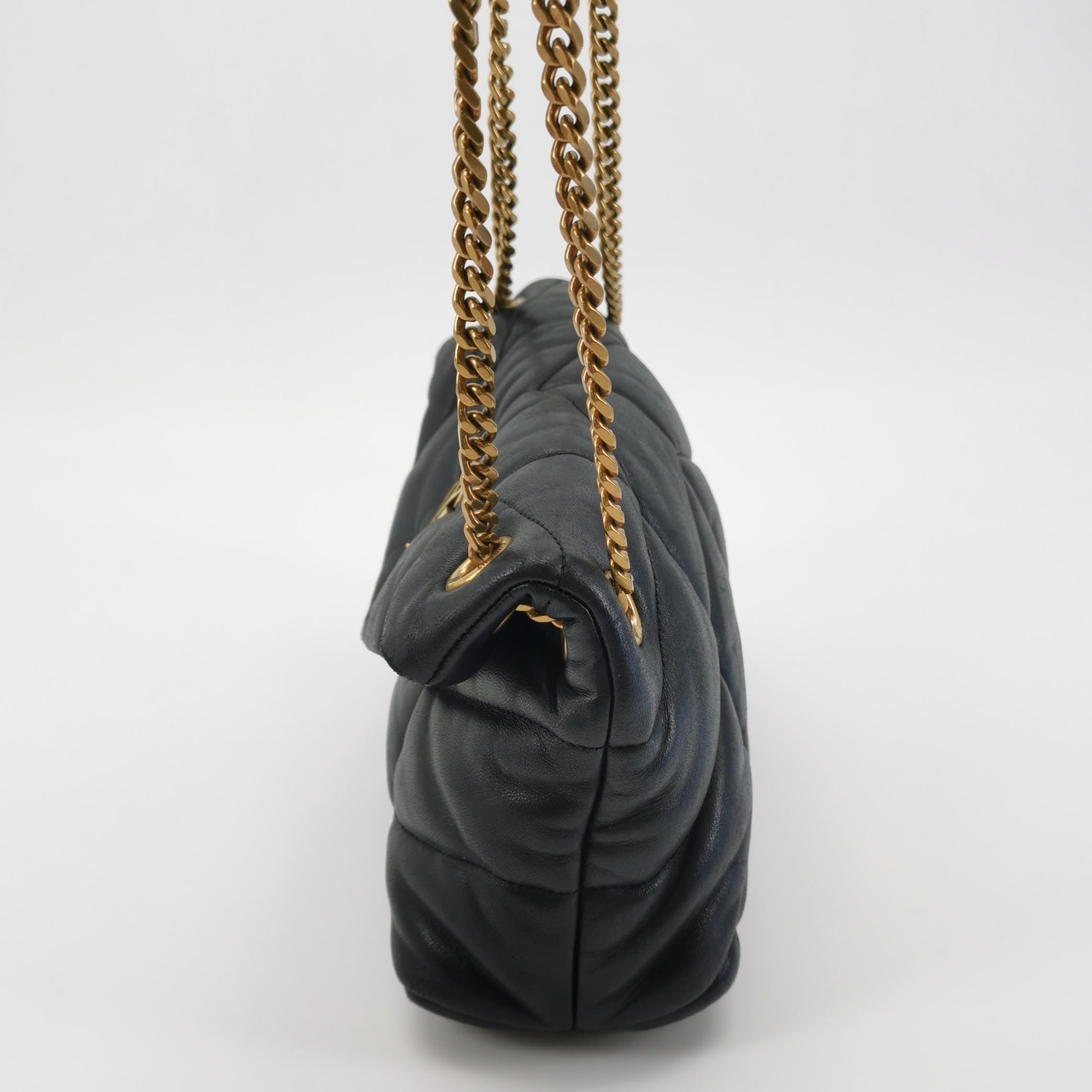 Saint Laurent(YSL) Loulou Puffer Shoulder Bag Quilted Leather Small — photo 3 of 15