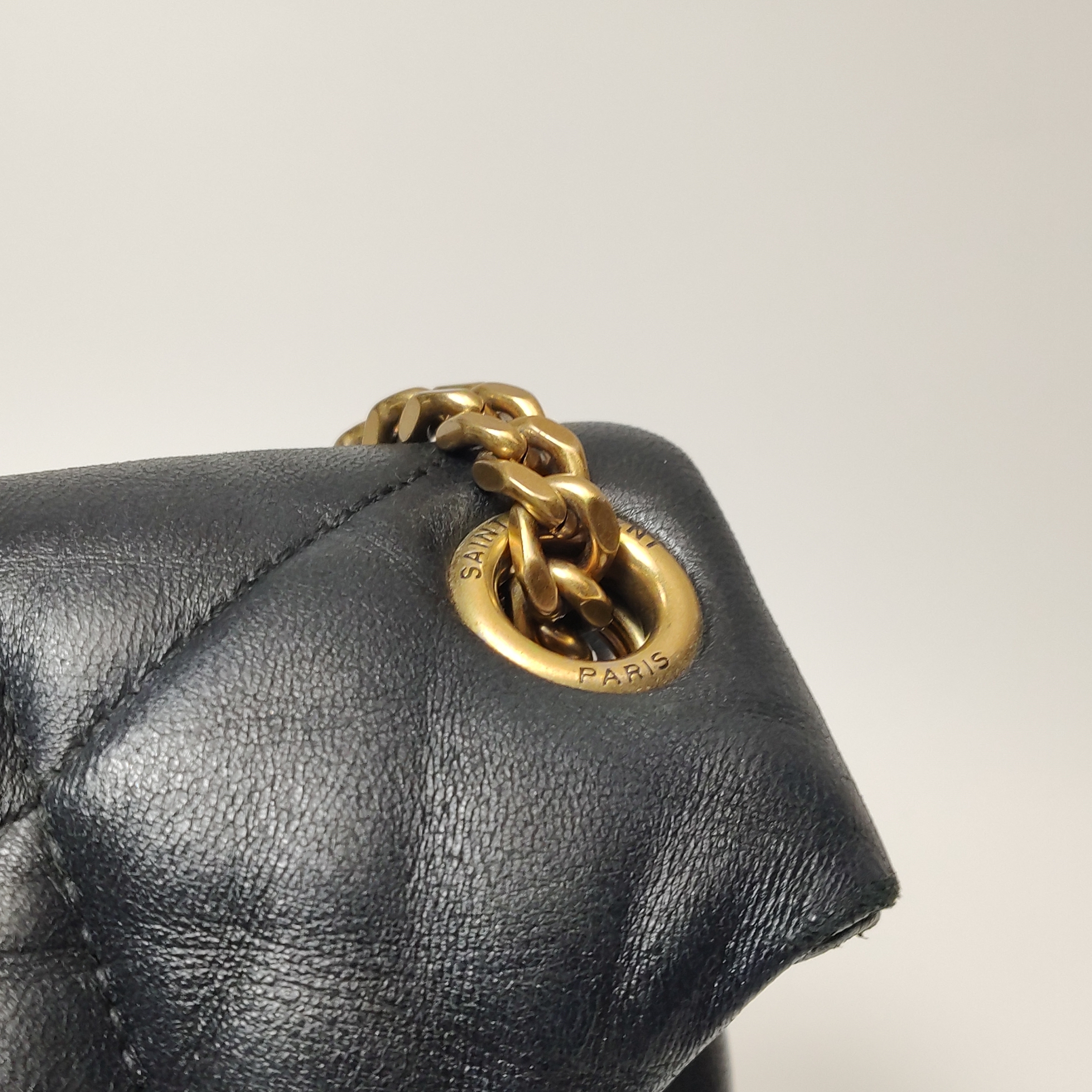 Saint Laurent(YSL) Loulou Puffer Shoulder Bag Quilted Leather Small — photo 11 of 15