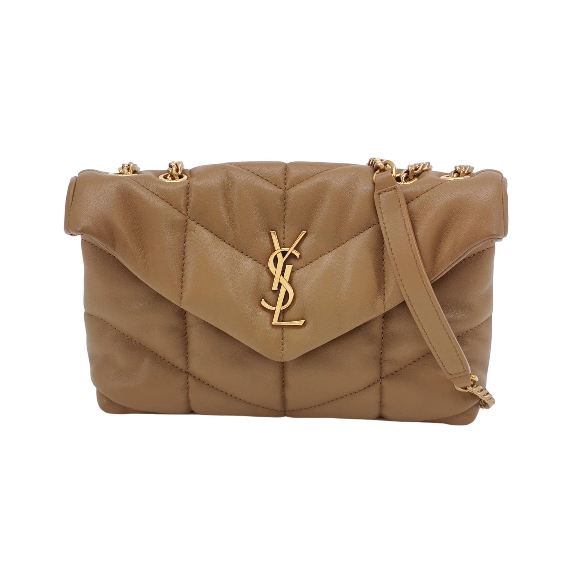 Saint Laurent(YSL) Loulou Puffer Shoulder Bag Quilted Leather Mini — photo 1 of 13