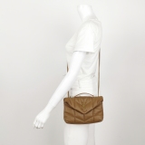 Saint Laurent(YSL) Loulou Puffer Shoulder Bag Quilted Leather Mini — thumbnail 2