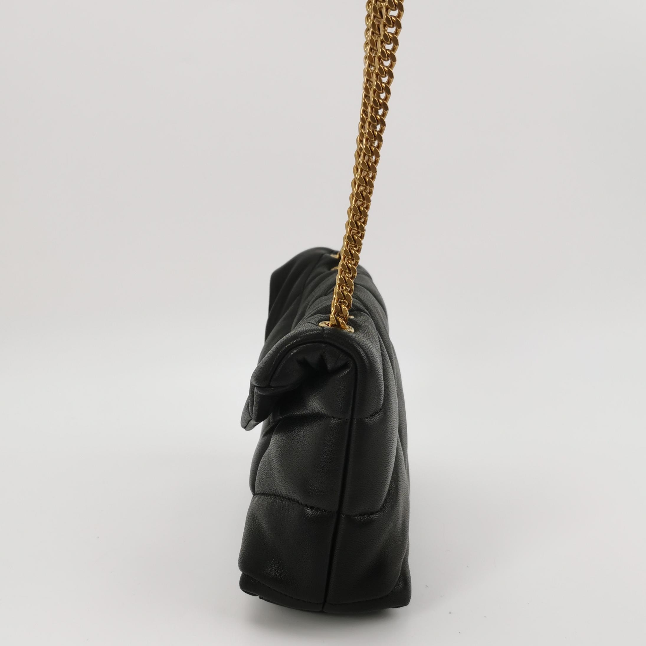 Saint Laurent(YSL) Loulou Puffer Shoulder Bag Quilted Leather Mini — photo 3 of 16