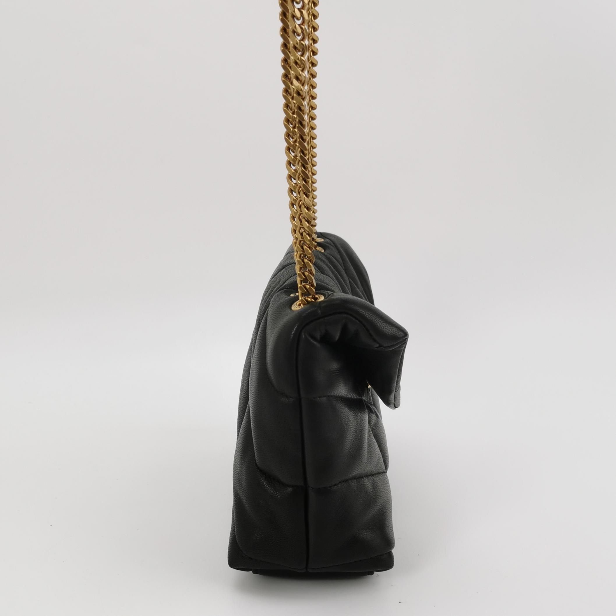 Saint Laurent(YSL) Loulou Puffer Shoulder Bag Quilted Leather Mini — photo 4 of 16