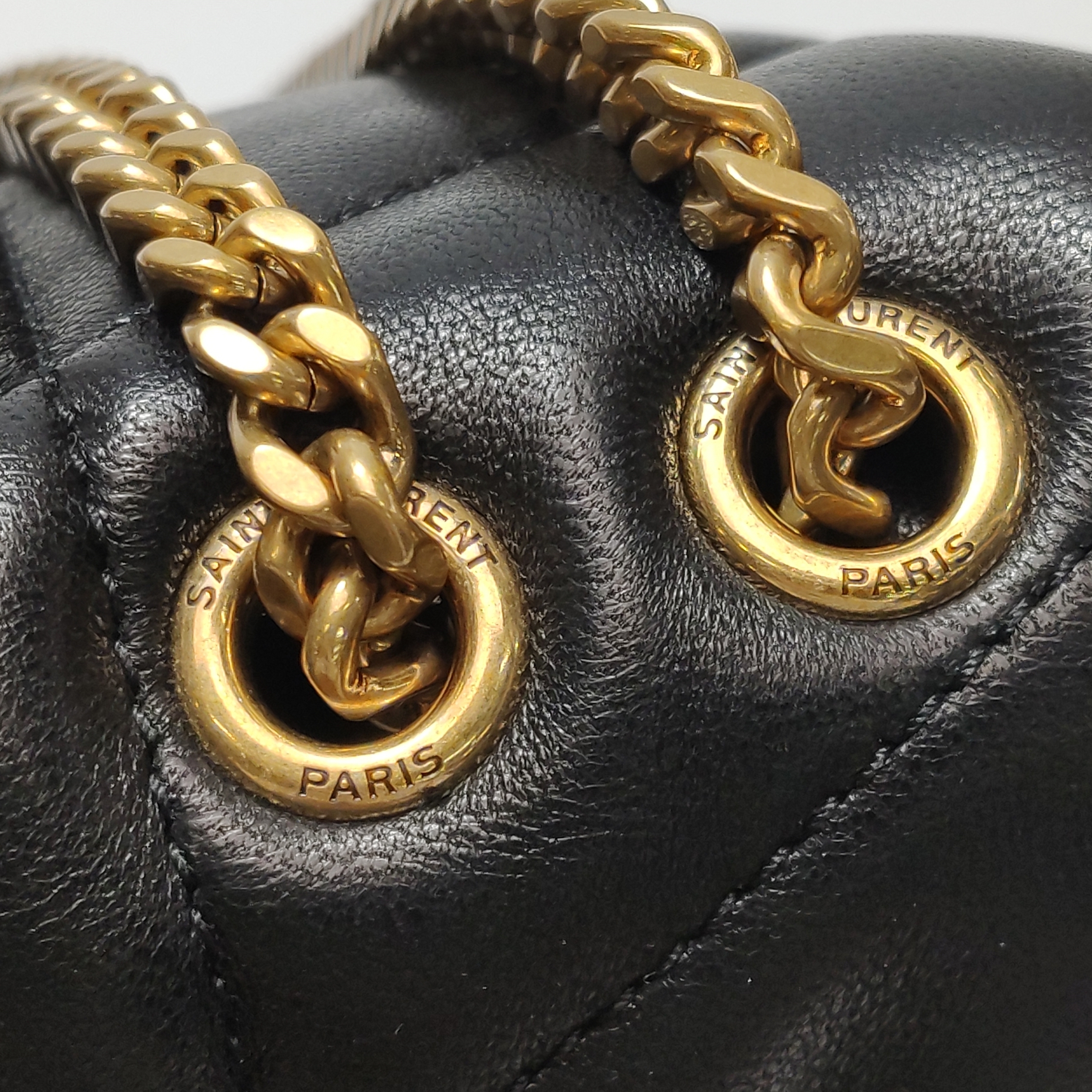 Saint Laurent(YSL) Loulou Puffer Shoulder Bag Quilted Leather Mini — photo 15 of 16
