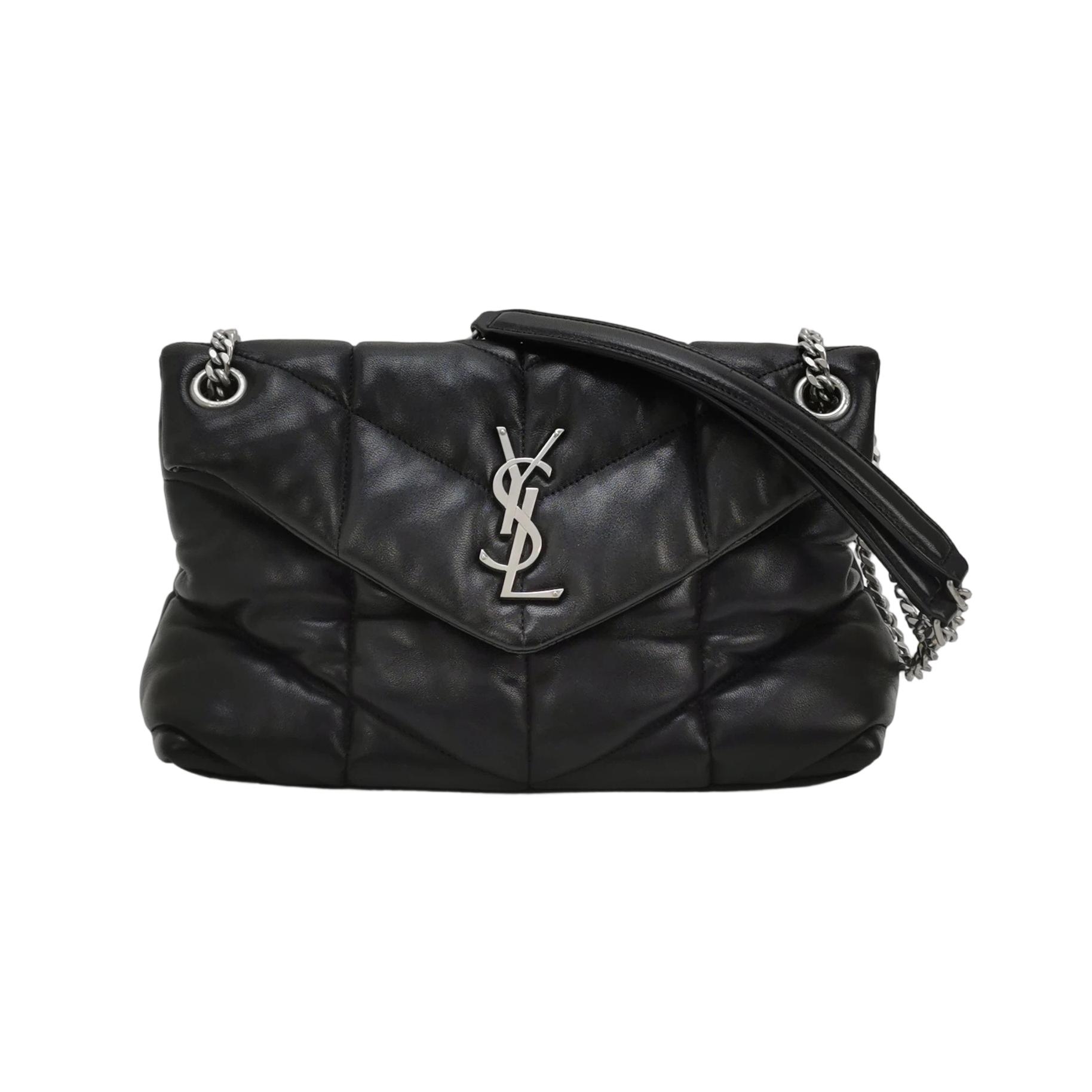 Saint Laurent(YSL) Loulou Puffer Shoulder Bag Quilted Leather Small — photo 1 of 14