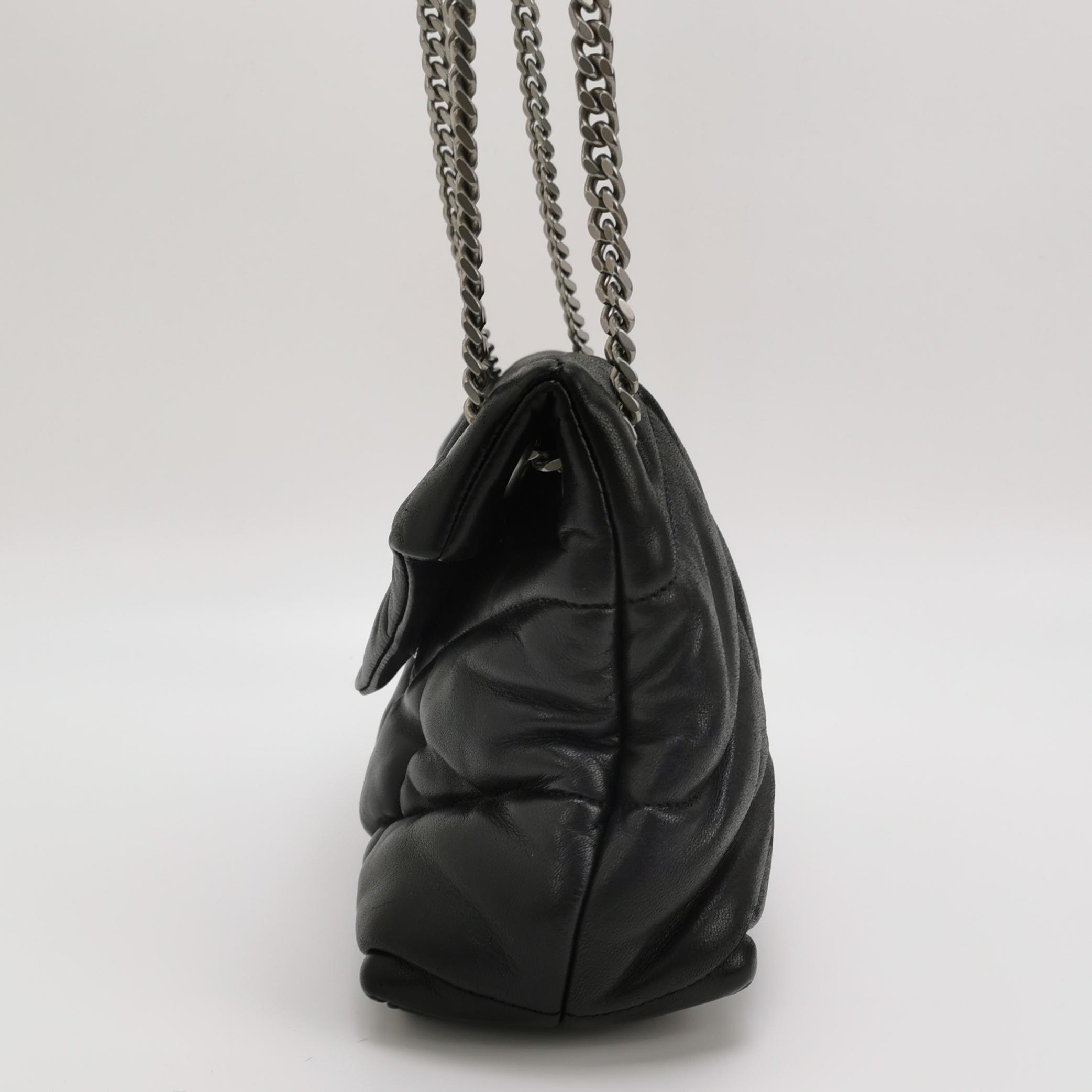 Saint Laurent(YSL) Loulou Puffer Shoulder Bag Quilted Leather Small — photo 3 of 14