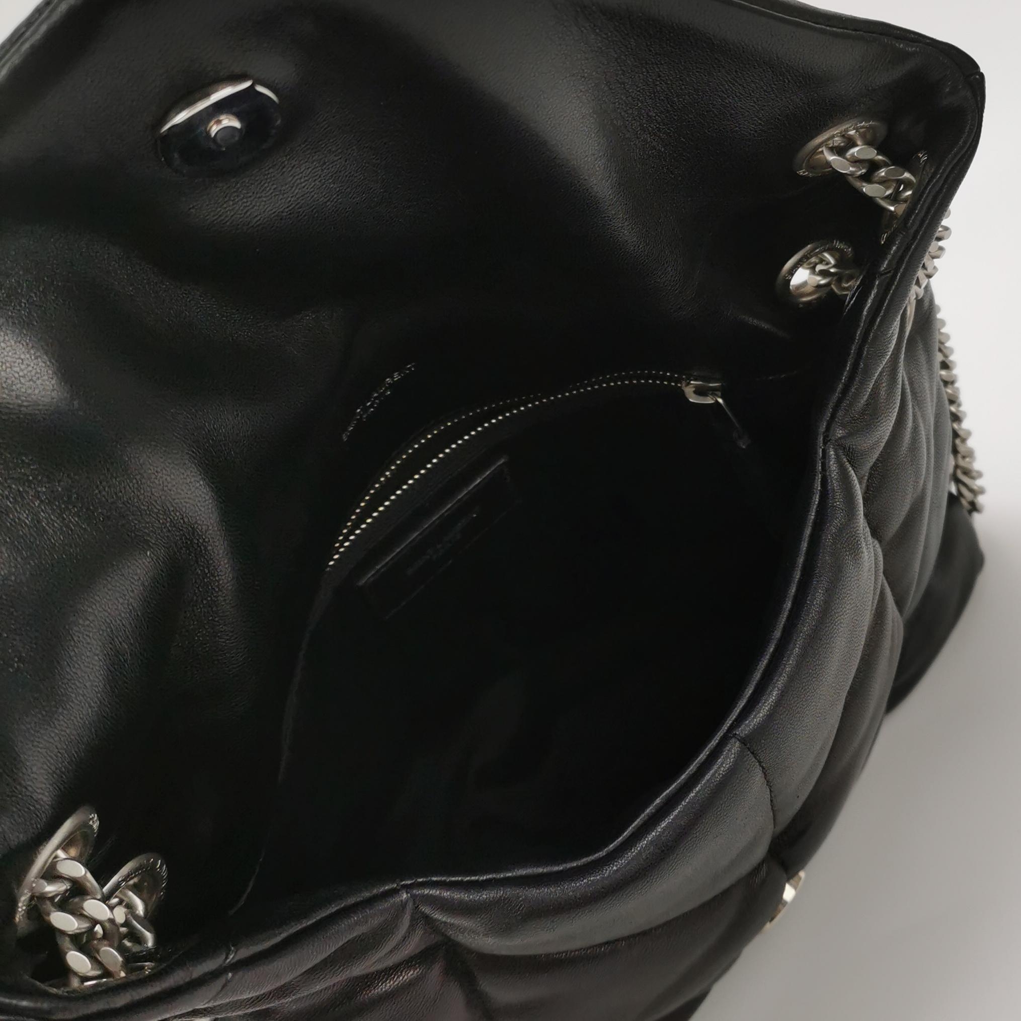 Saint Laurent(YSL) Loulou Puffer Shoulder Bag Quilted Leather Small — photo 7 of 14