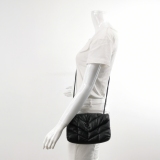 Saint Laurent(YSL) Loulou Puffer Shoulder Bag Quilted Leather Mini — thumbnail 2