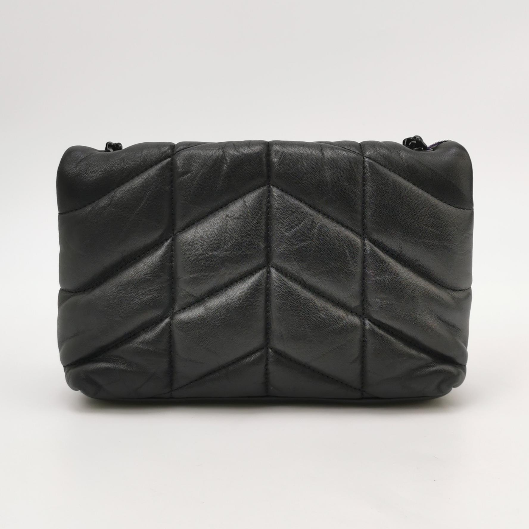 Saint Laurent(YSL) Loulou Puffer Shoulder Bag Quilted Leather Mini — photo 5 of 16