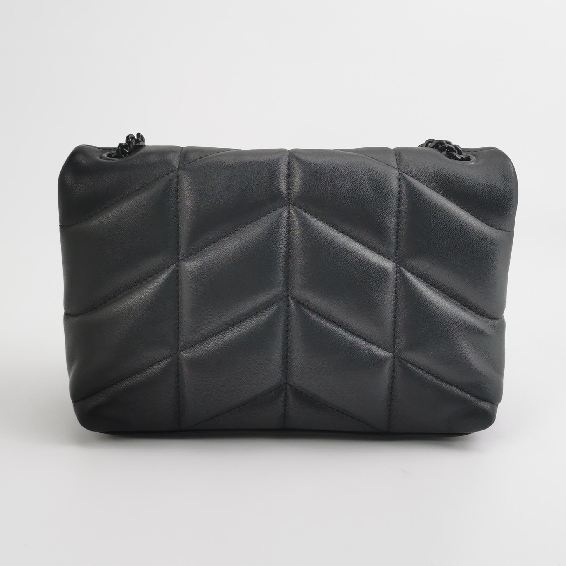 Saint Laurent(YSL) Loulou Puffer Shoulder Bag Quilted Leather Mini — photo 5 of 13