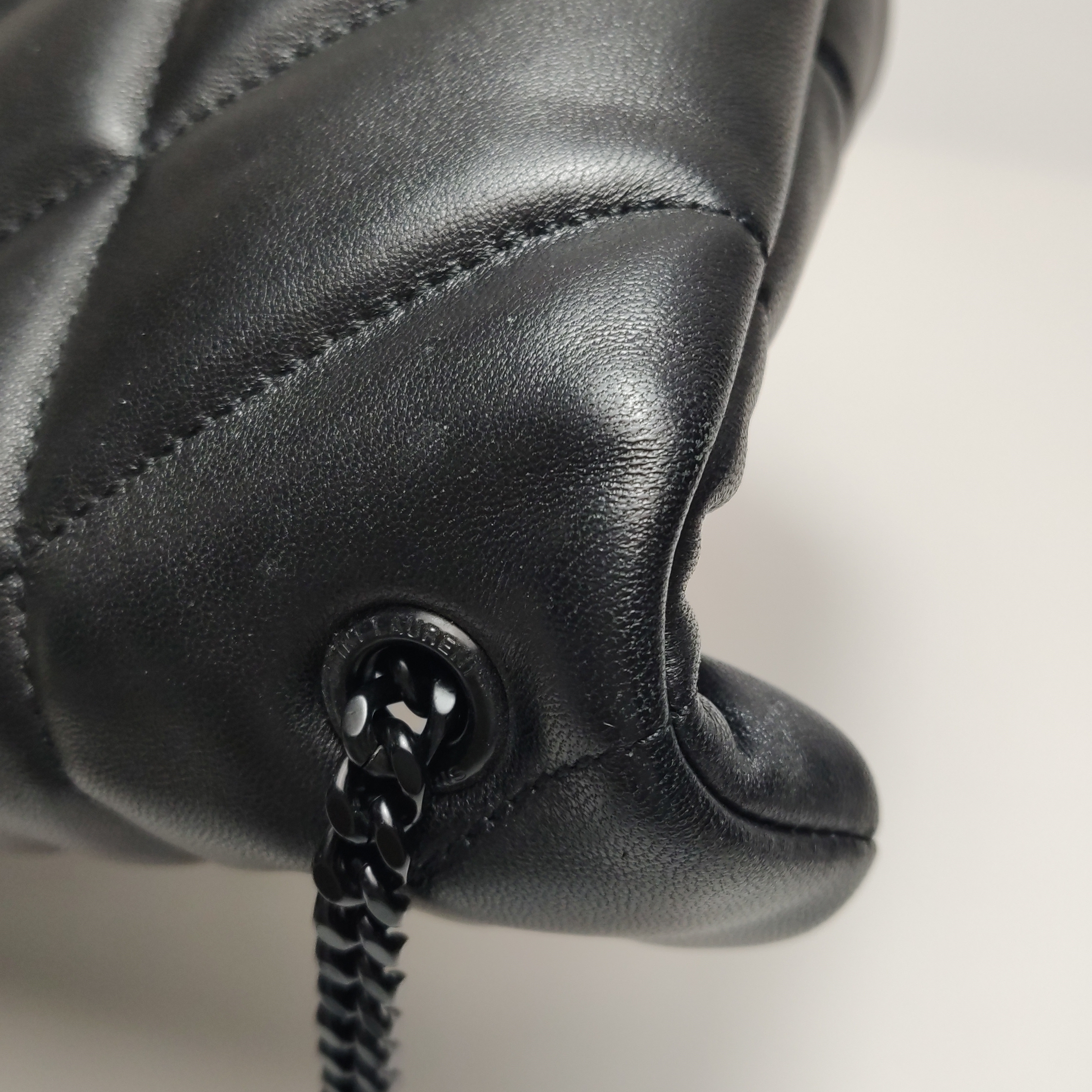 Saint Laurent(YSL) Loulou Puffer Shoulder Bag Quilted Leather Mini — photo 12 of 13