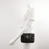 Saint Laurent(YSL) Loulou Puffer Shoulder Bag Quilted Leather Mini — thumbnail 2