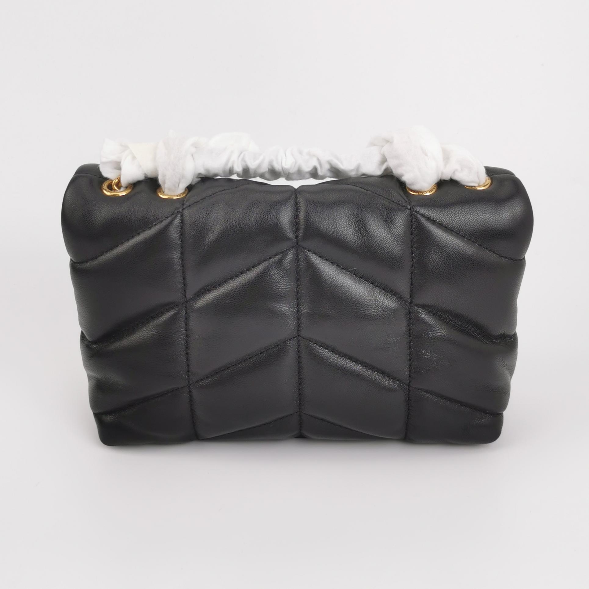 Saint Laurent(YSL) Loulou Puffer Shoulder Bag Quilted Leather Mini — photo 5 of 18