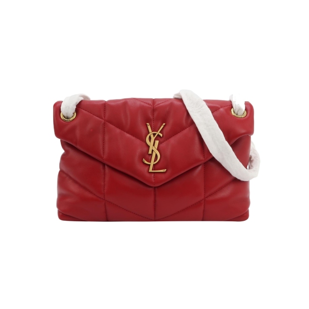 Saint Laurent(YSL) Loulou Puffer Shoulder Bag Quilted Leather Small — pre-owned, Vierlot