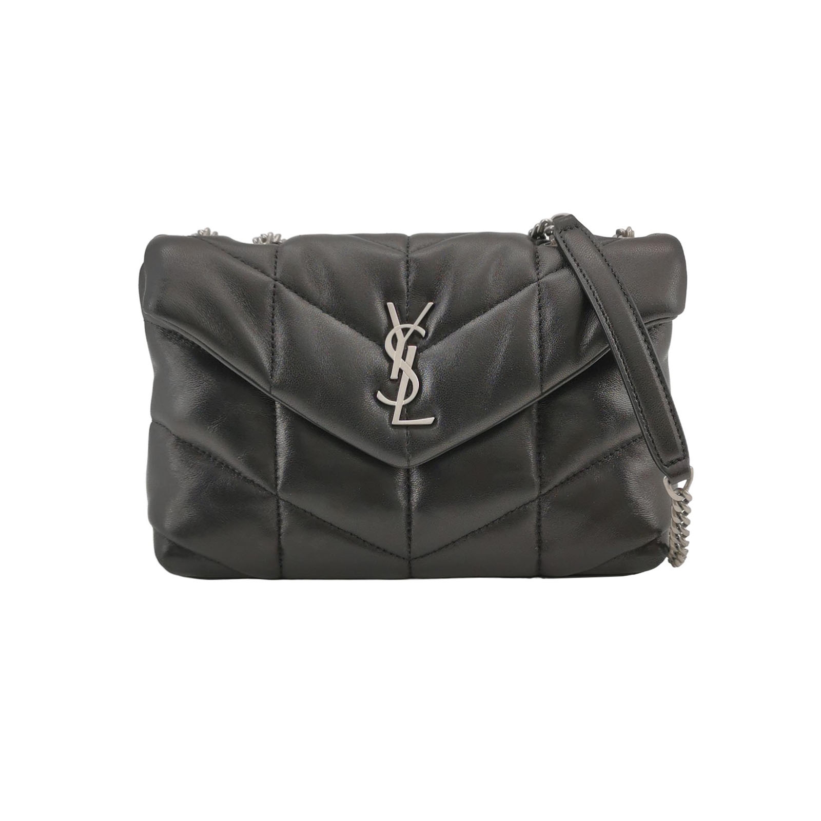 Saint Laurent(YSL) Loulou Puffer Shoulder Bag Quilted Leather Mini — photo 1 of 16
