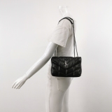 Saint Laurent(YSL) Loulou Puffer Shoulder Bag Quilted Leather Mini — thumbnail 2