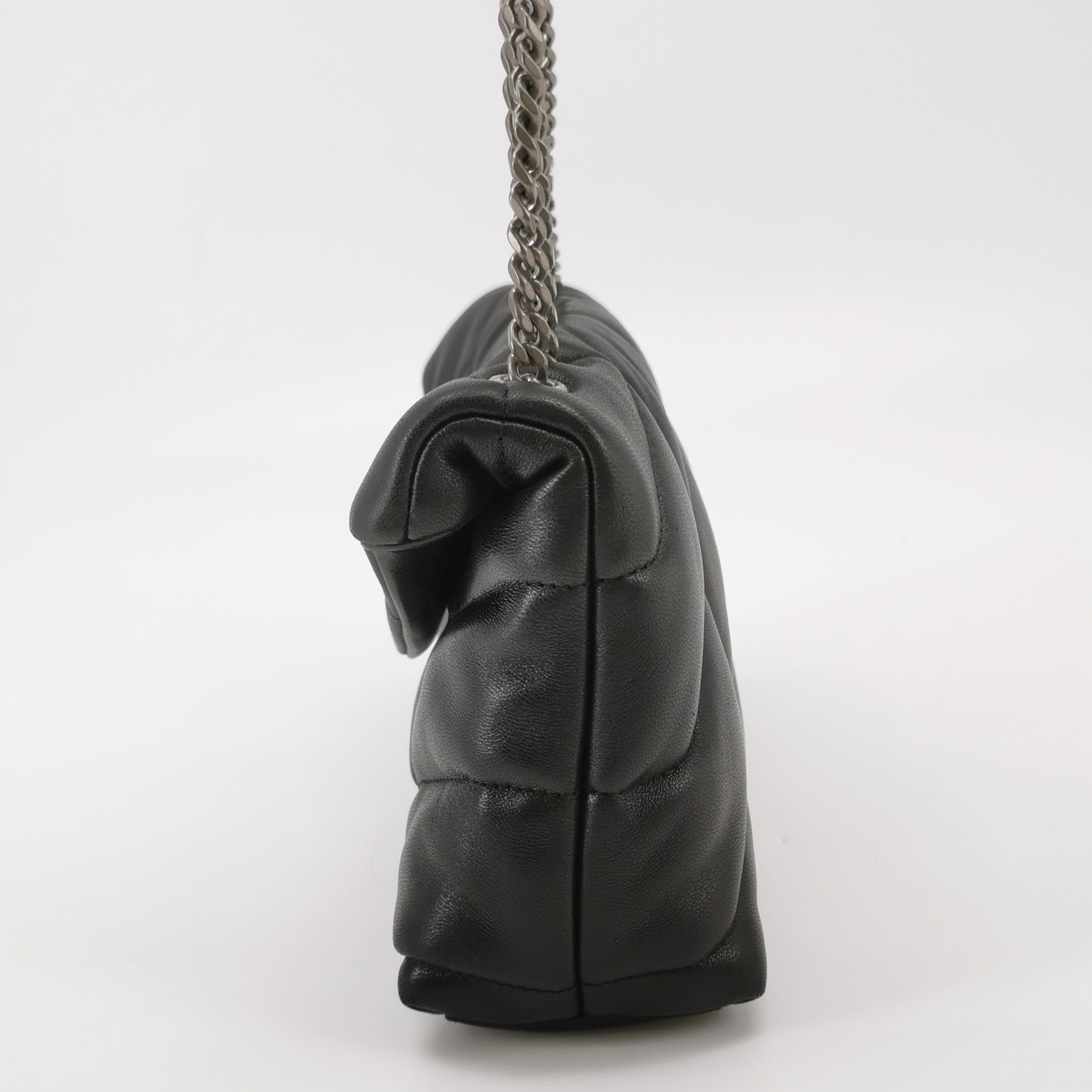 Saint Laurent(YSL) Loulou Puffer Shoulder Bag Quilted Leather Mini — photo 3 of 16