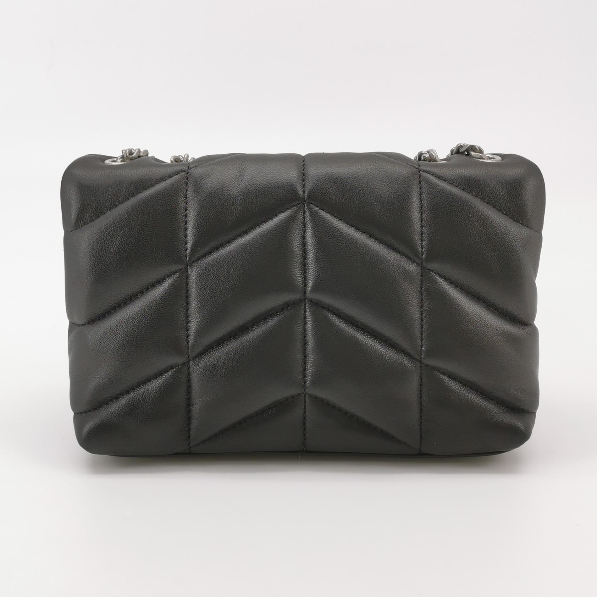 Saint Laurent(YSL) Loulou Puffer Shoulder Bag Quilted Leather Mini — photo 5 of 16